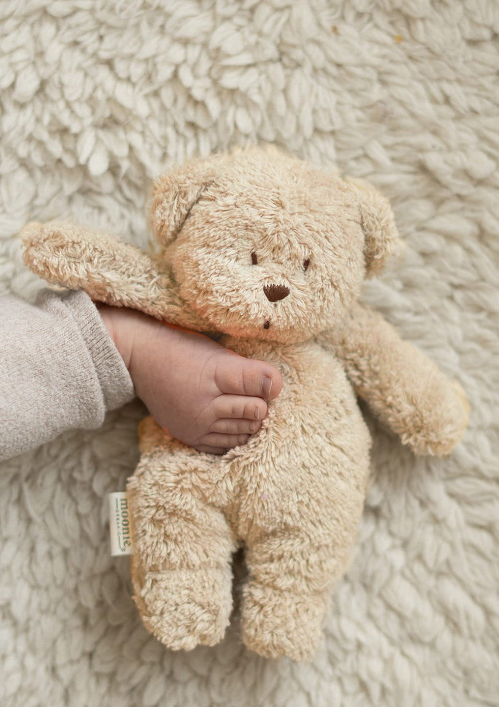 Moonie Teddybär 'Organic Sensory Little Teddy' sand