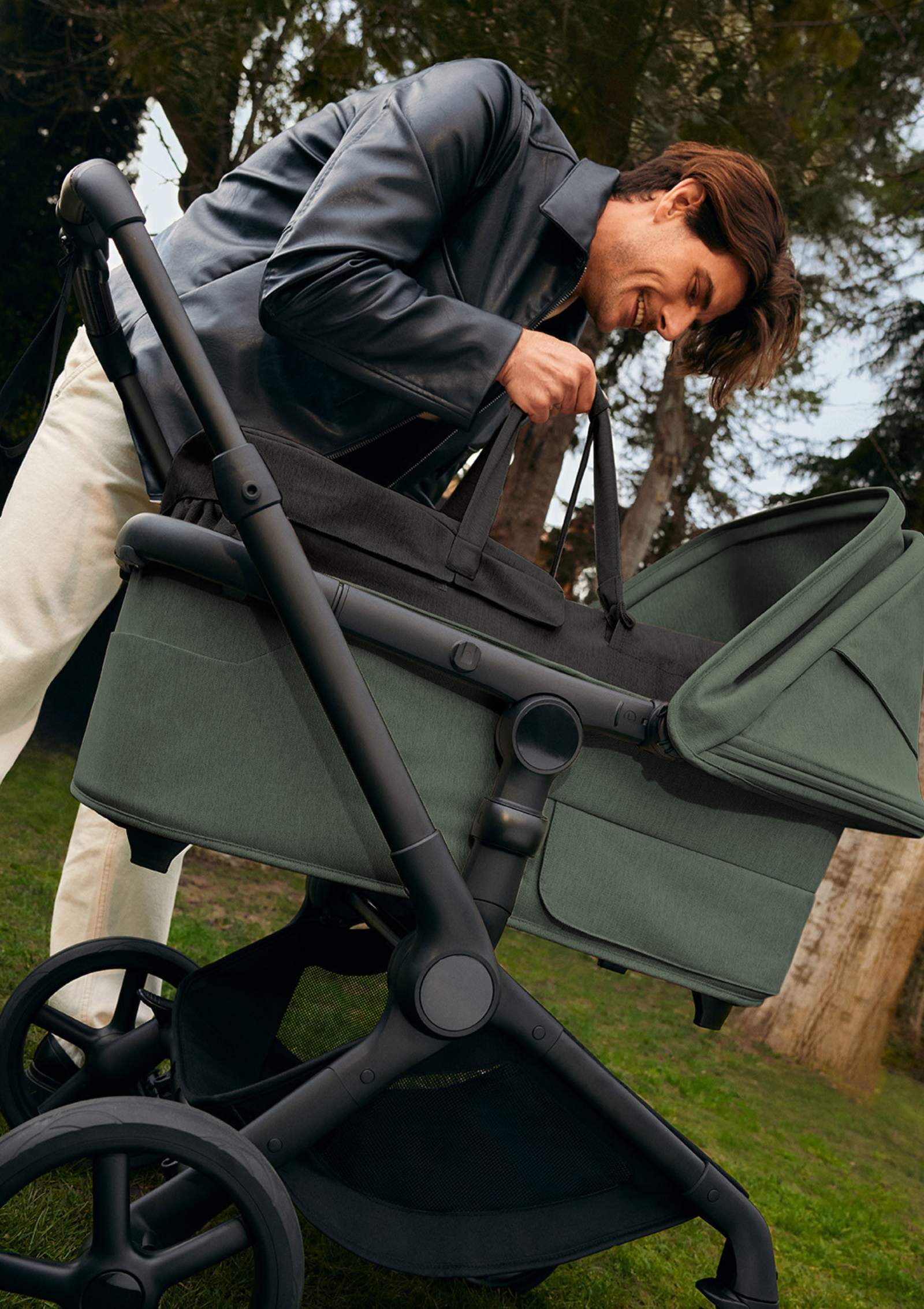 Bugaboo Baby Nest Heritage-Schwarz