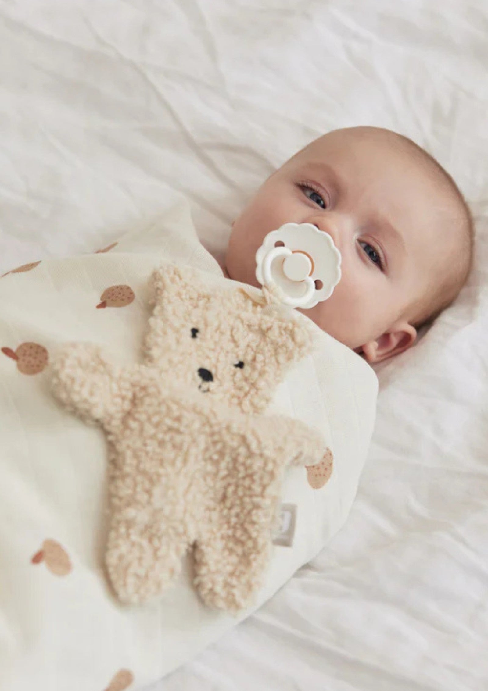 Jollein Schmusetuch 'Teddy Bear' Naturel
