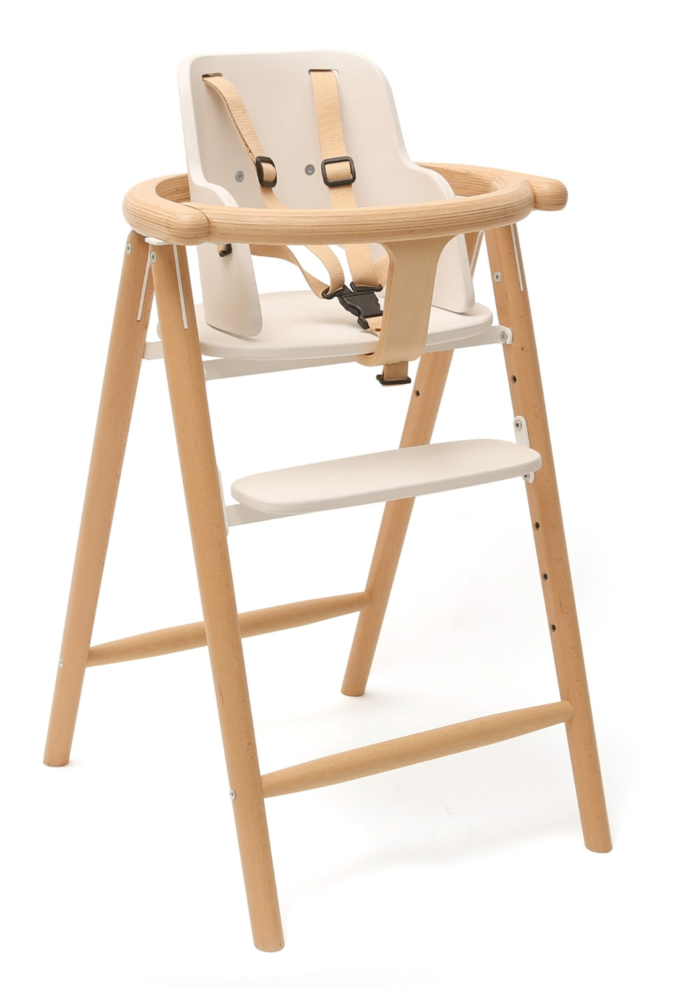 Charlie Crane Hochstuhl 'Tobo' white mit Baby-Set