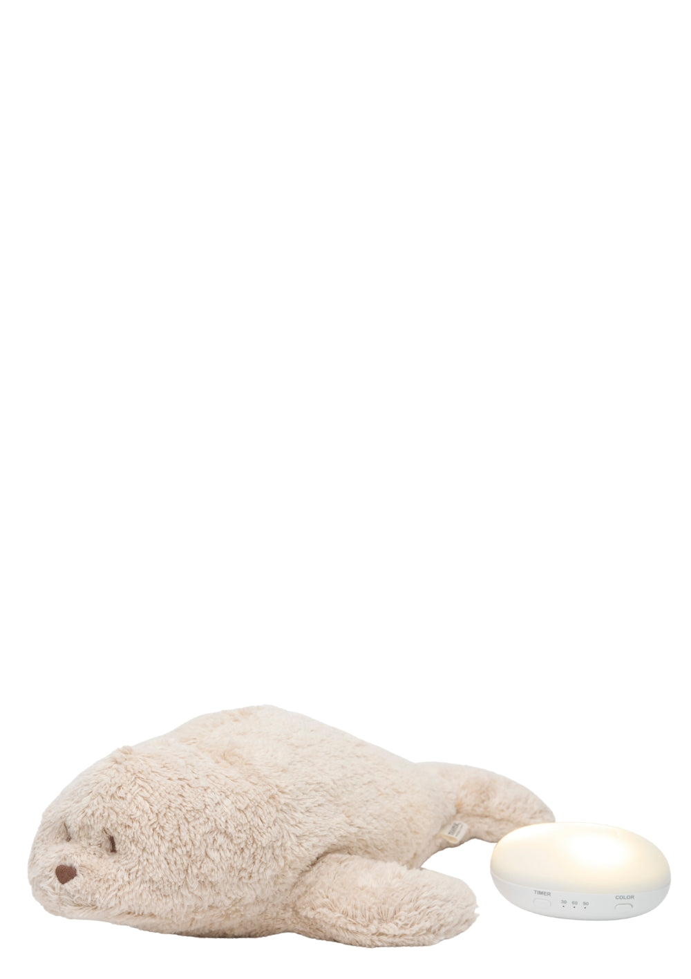 moonie Robbe mit Licht 'Organic Humming Seal' Sand