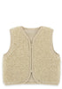 Merino Teddy Weste Essential Beige
