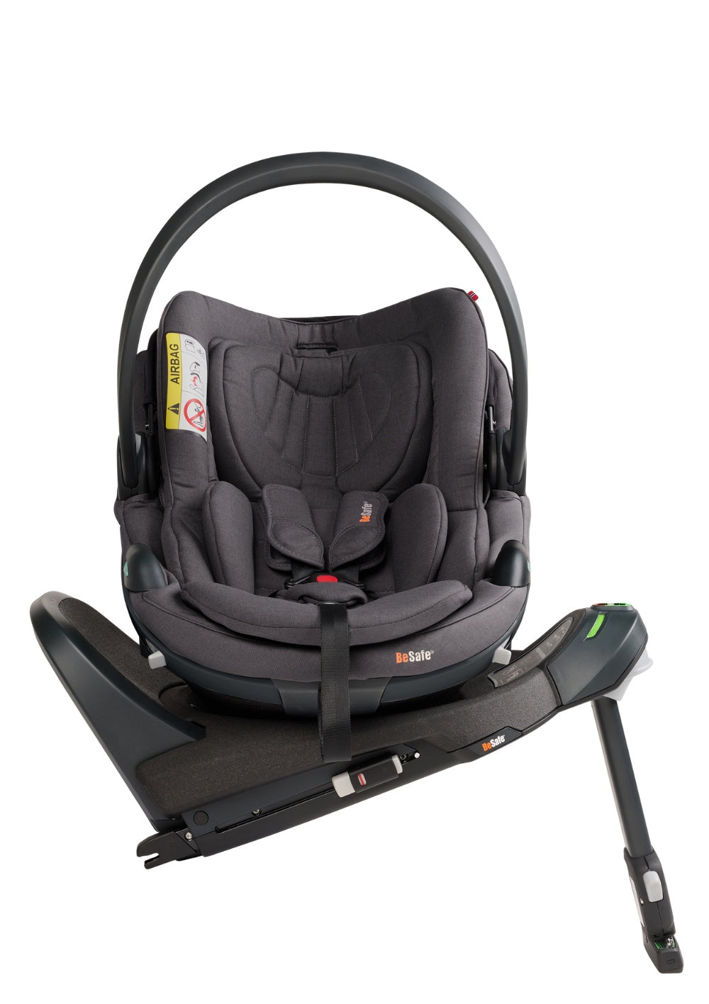 BeSafe Babyschale 'Go Beyond2' Dark Grey Mélange
