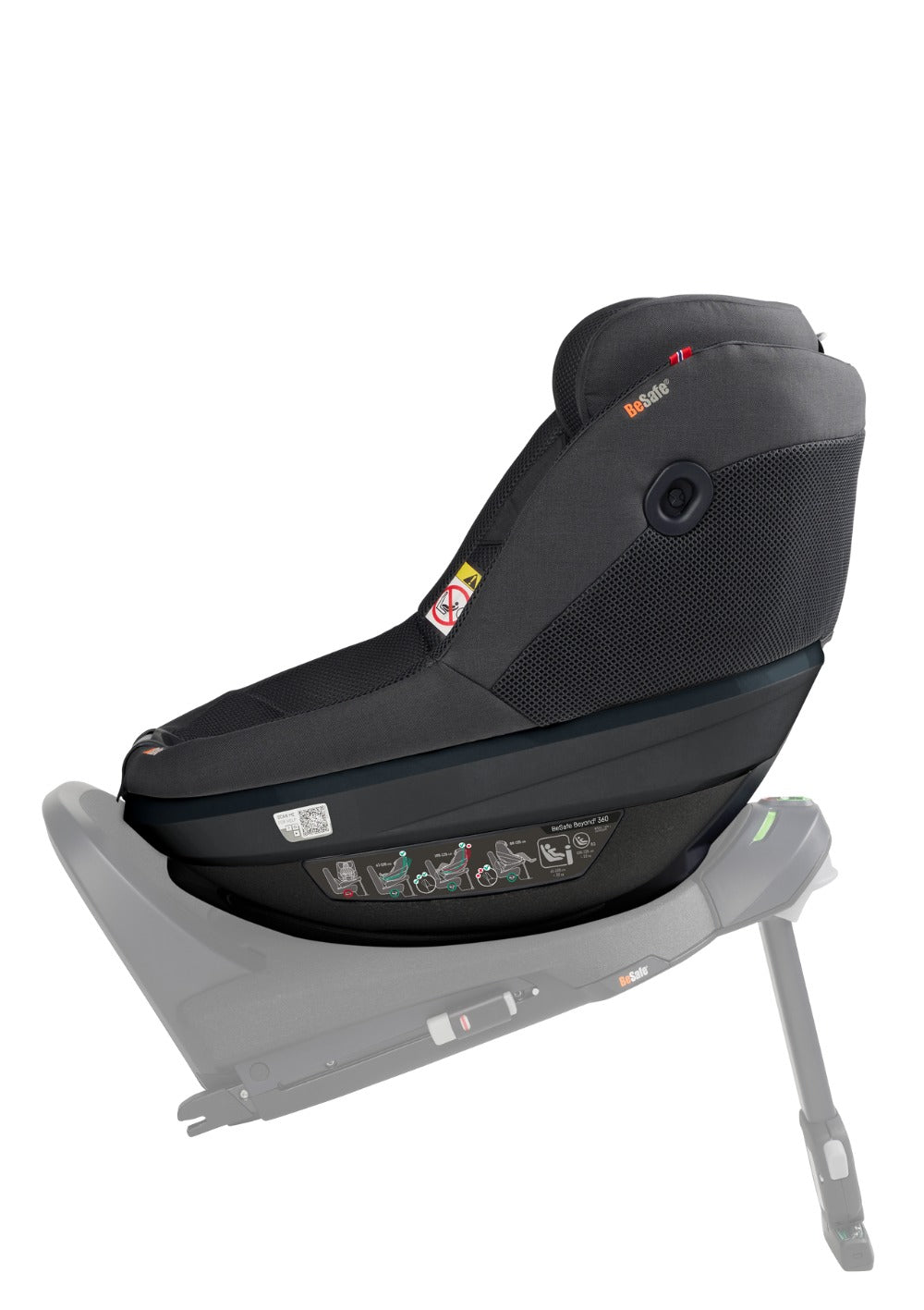 BeSafe Kindersitz 'Beyond2 360' Anthracite Mesh