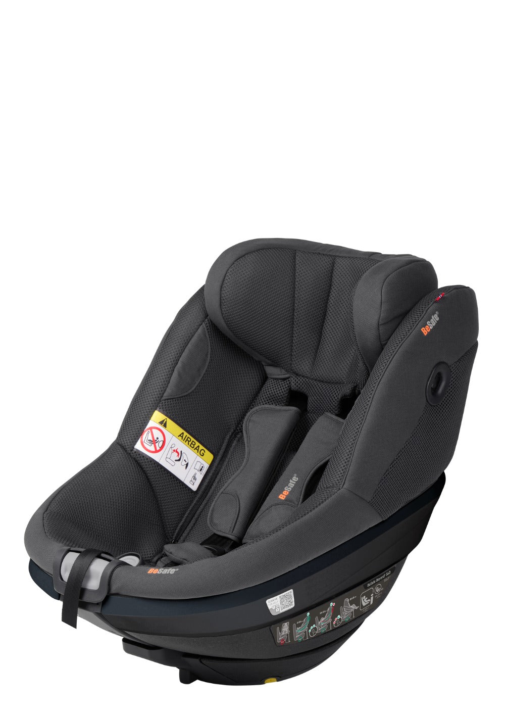 BeSafe Kindersitz 'Beyond2 360' Anthracite Mesh