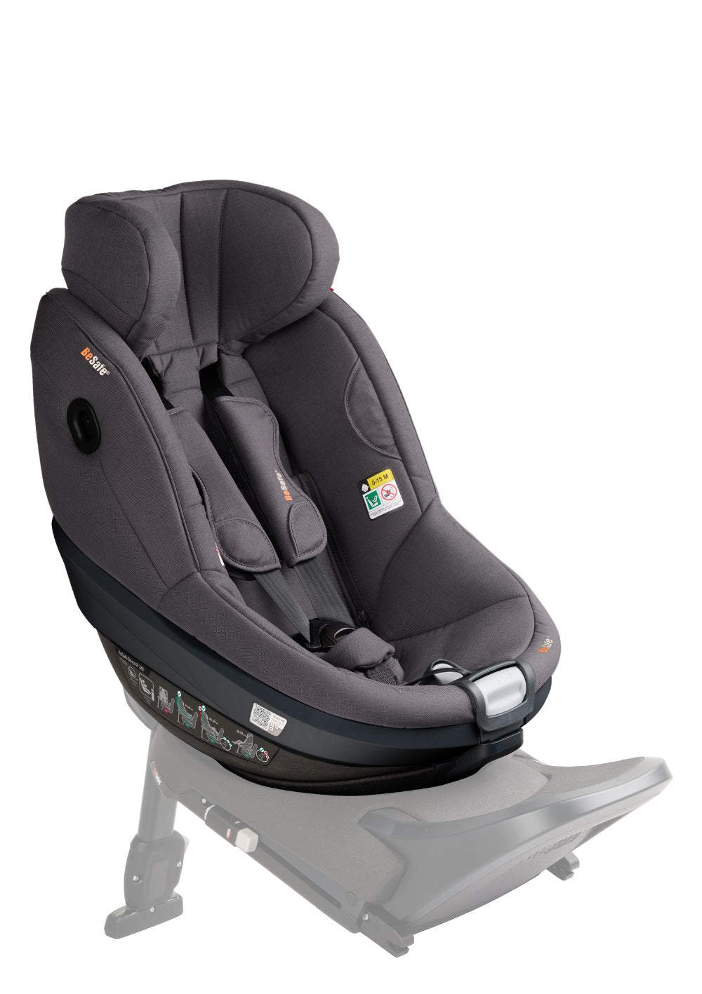 BeSafe Kindersitz 'Beyond2 360' Dark Grey Mélange
