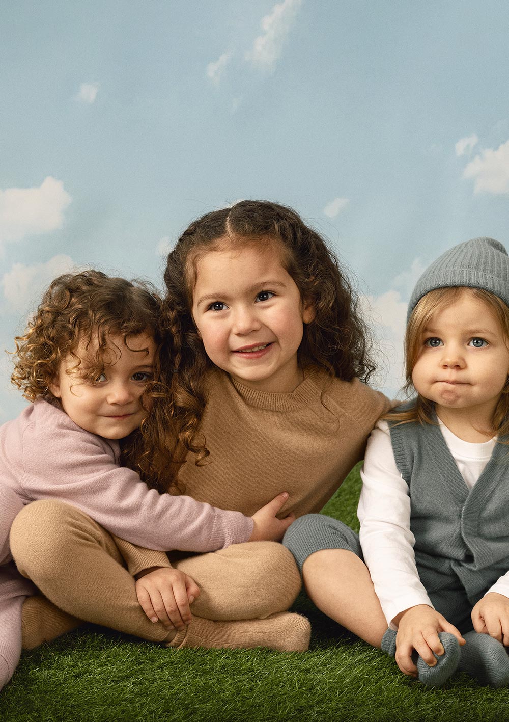 nuna Cashmere Strampler tan Kinder