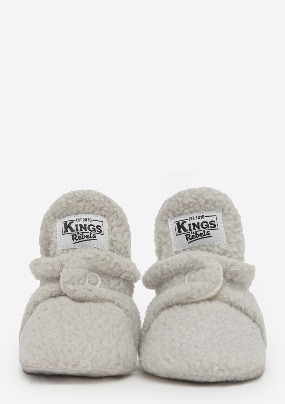 Kings & Rebels Baby Booties Teddy Grau