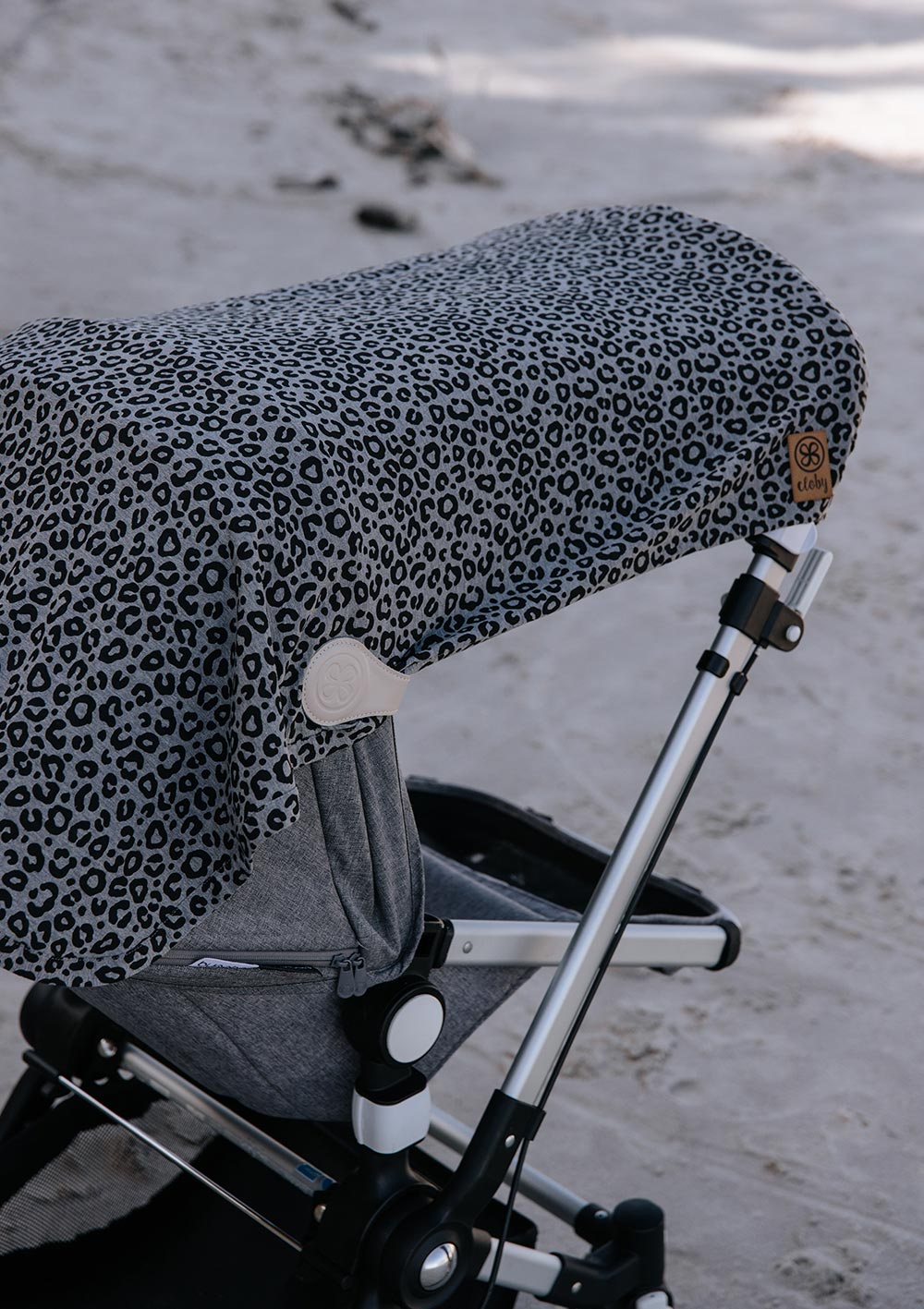 Cloby Multifunktionale UV-Decke UPF 50+ Leopard Grey