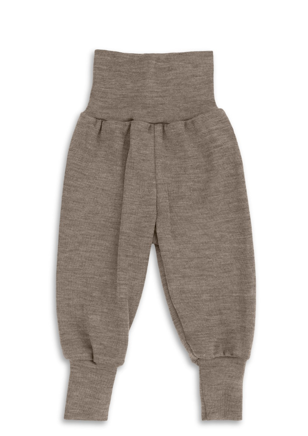 Engel Natur Wolle/Seide Baby-Hose walnuss