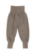 Wolle/Seide Baby-Hose walnuss