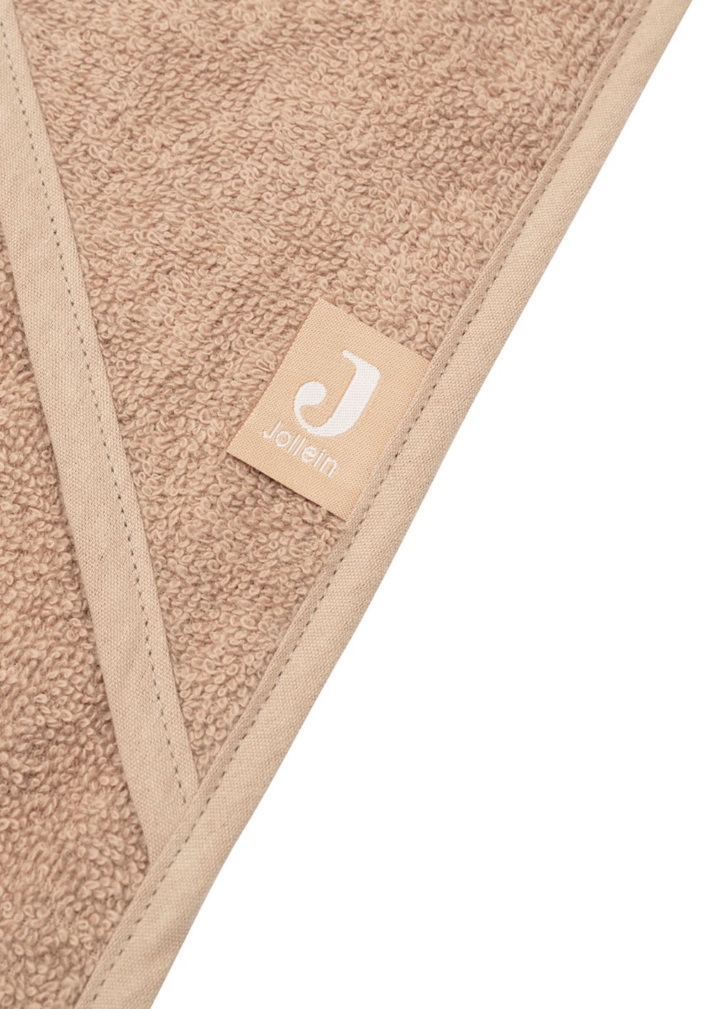 Jollein Kapuzenhandtuch Biscuit 100 x 100 cm