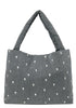 Tasche 'Grey Denim Mom-Bag' Hearts