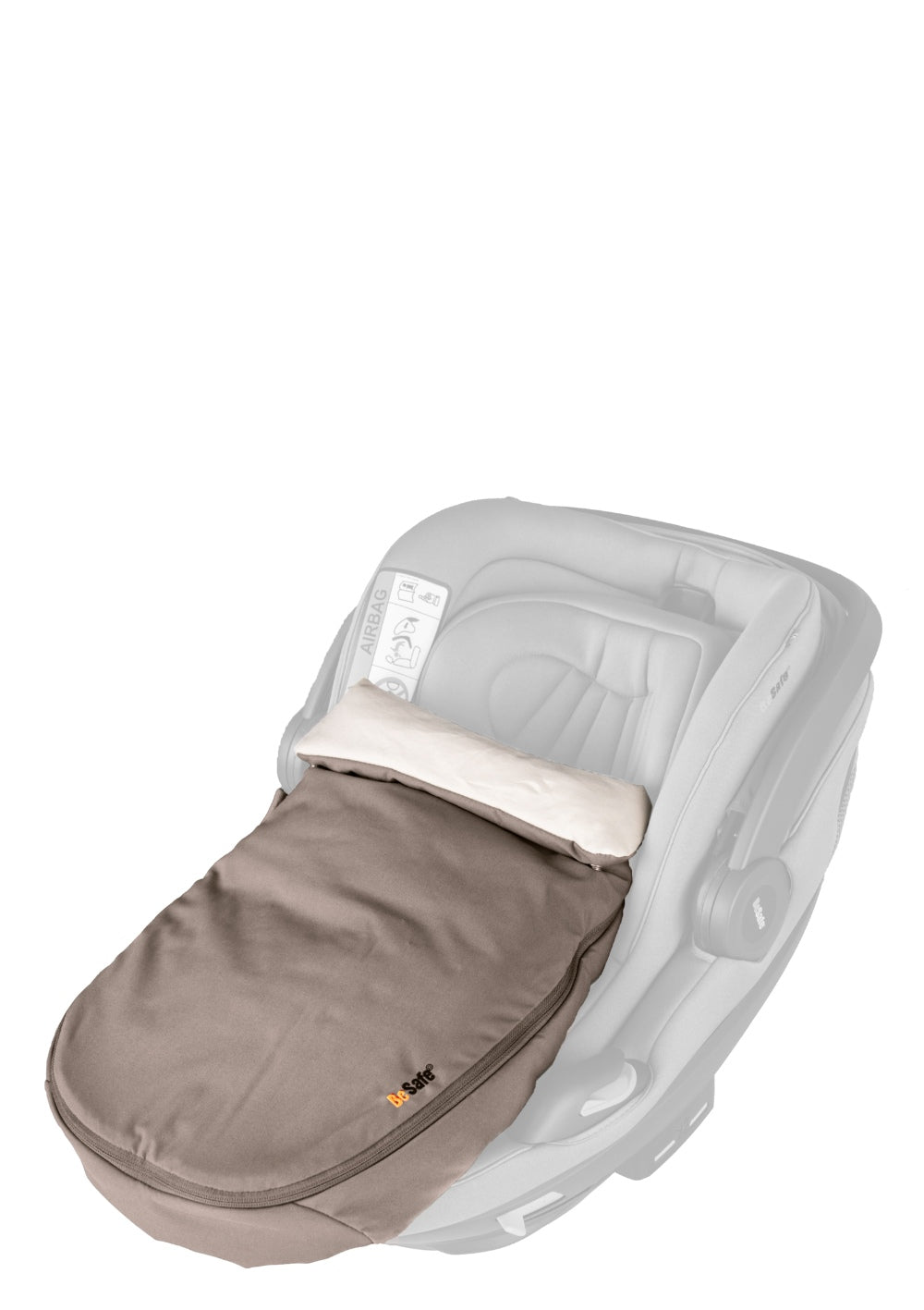 BeSafe Wind & Weather Cover für Babyschale 'Go Beyond' Dark Sand