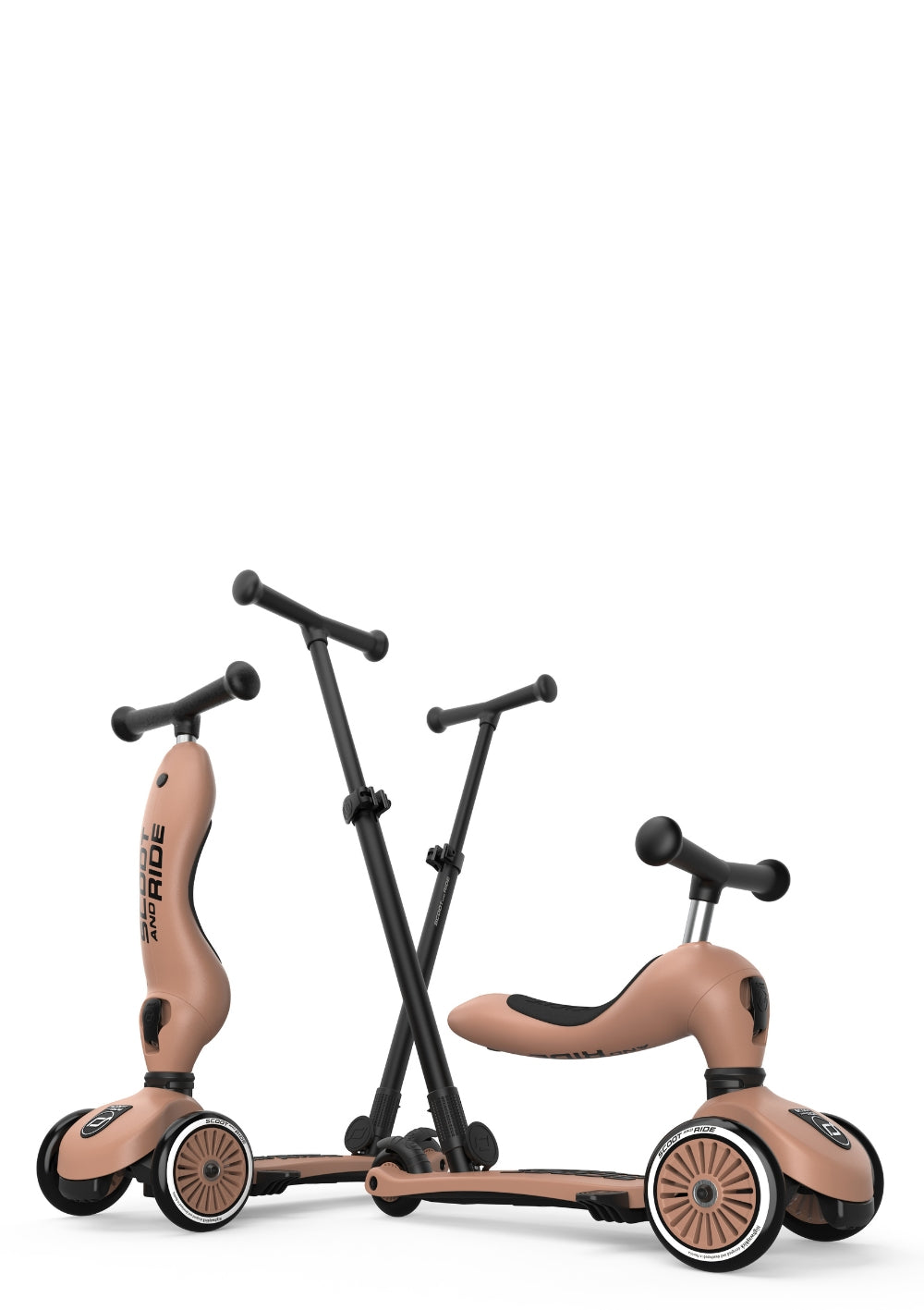 Scoot and Ride 2in1 Kickboard 'Highwaykick 1 Push & Go' mocha