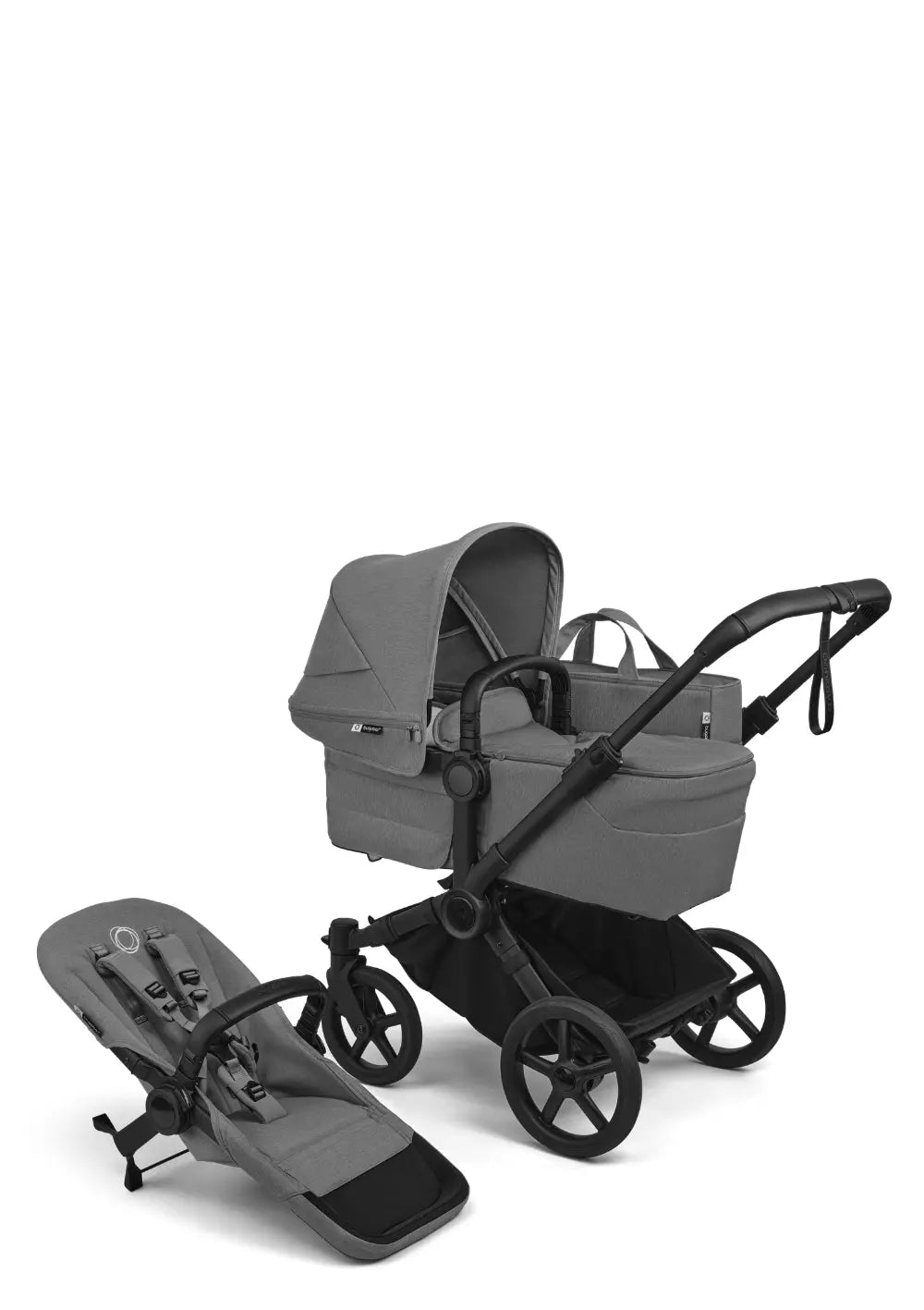 Bugaboo Kinderwagen-Set 'Donkey 6 Mono' Moon Grey