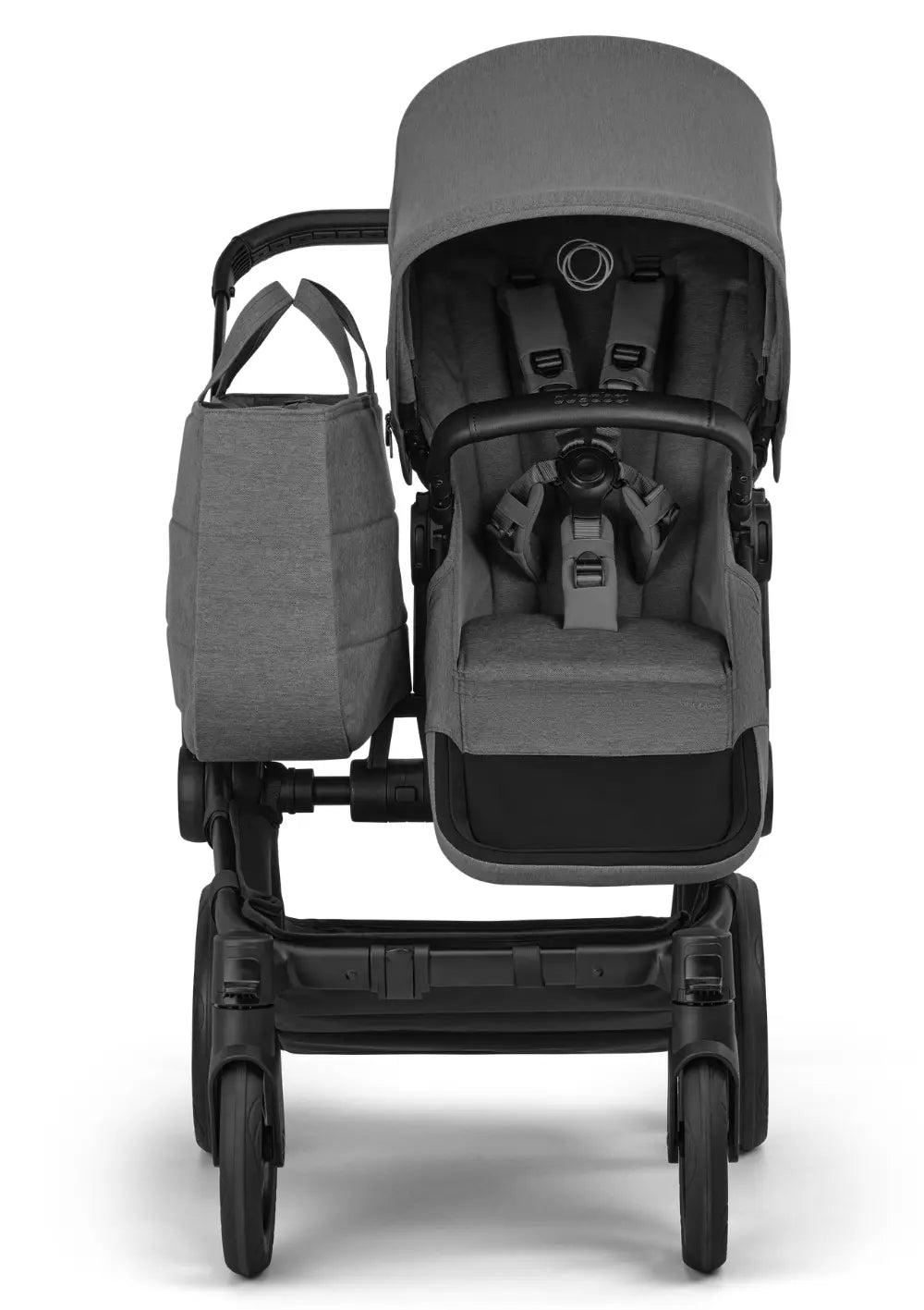 Bugaboo Kinderwagen-Set 'Donkey 6 Mono' Moon Grey