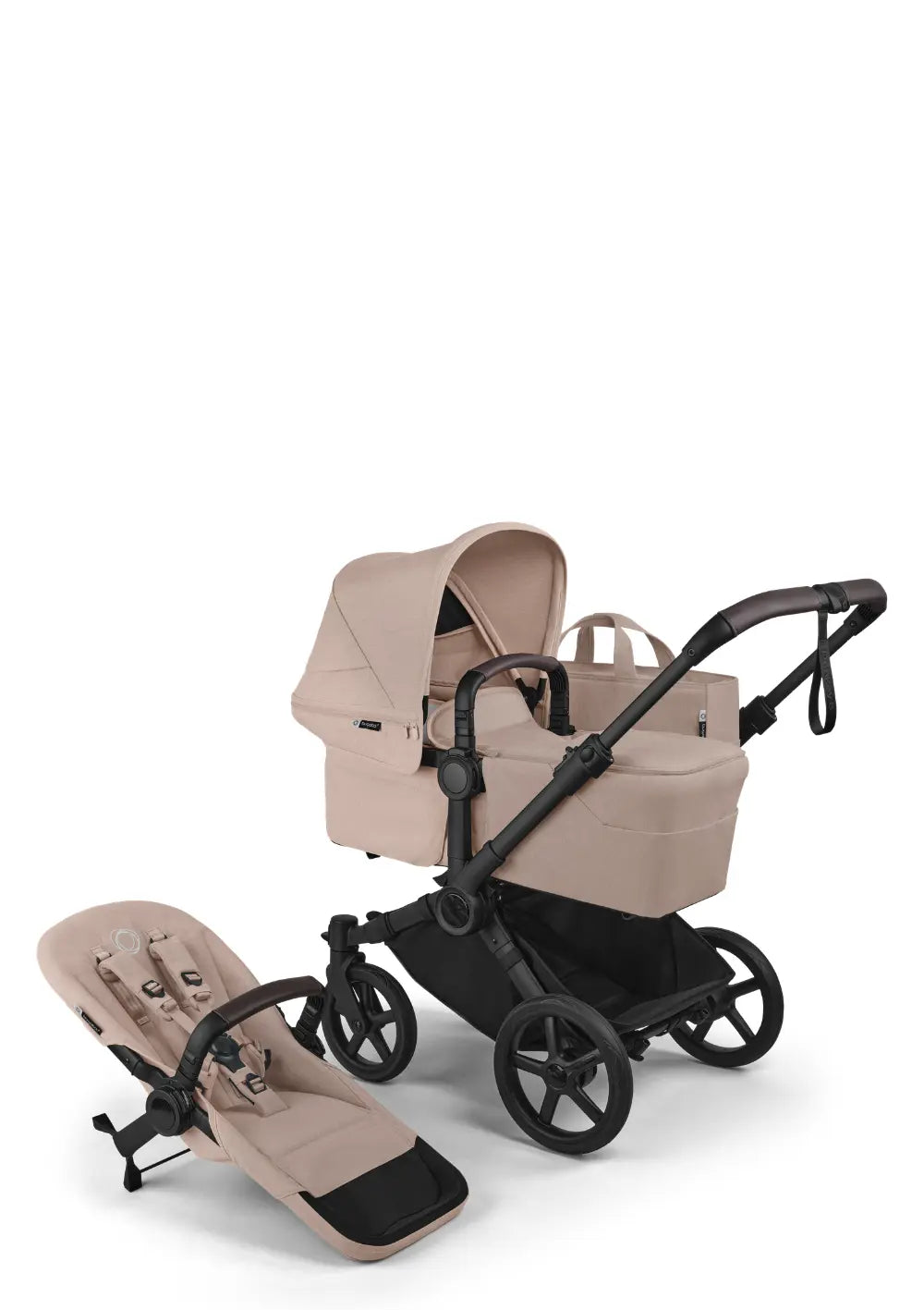 kinderwagen ab 6 monate Bugaboo Kinderwagen-Set 'Donkey 6 Single' Desert Taupe Mélange