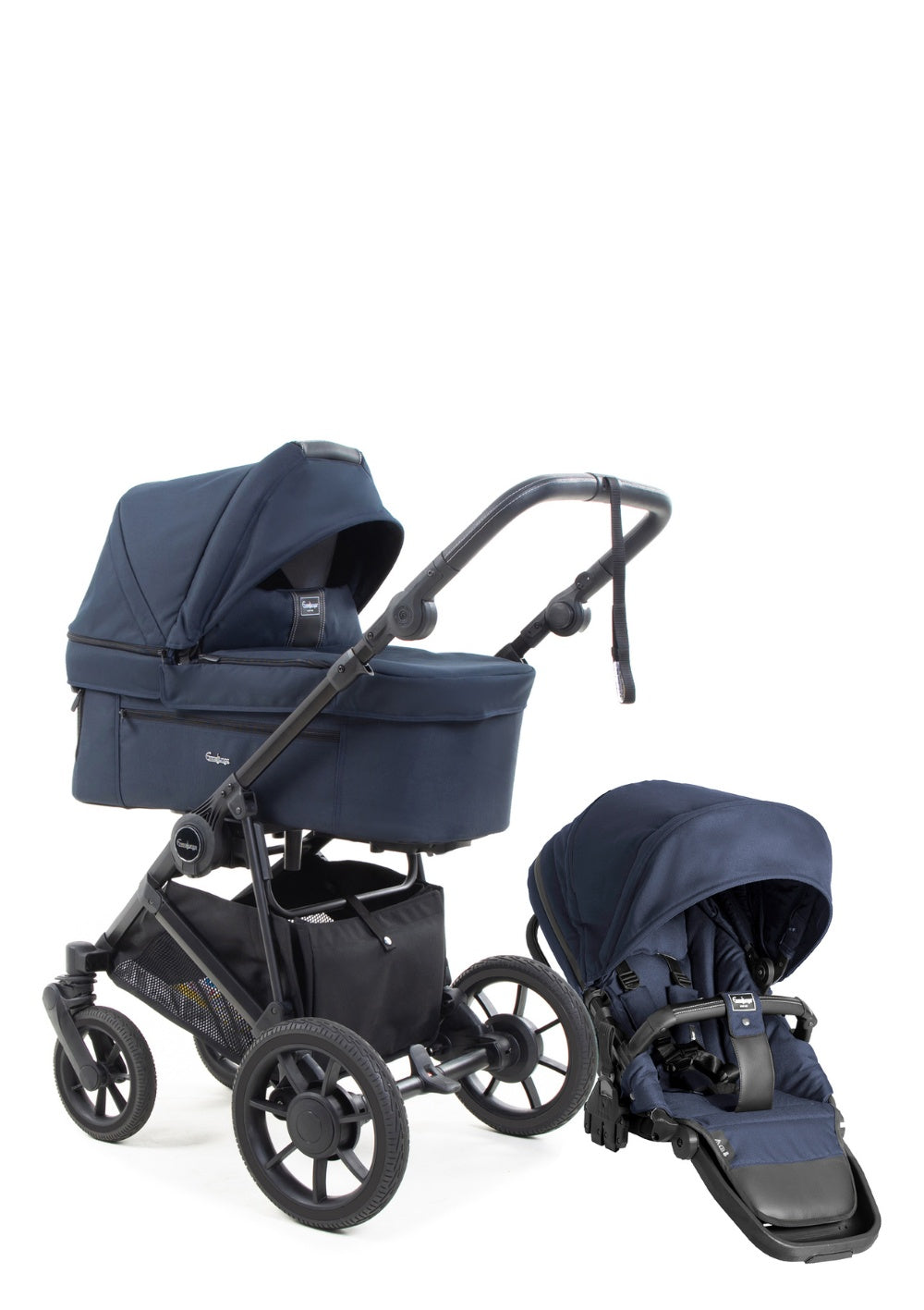 Emmaljunga Kinderwagen-Set 'SUPER SONIC' Urban Dark Navy