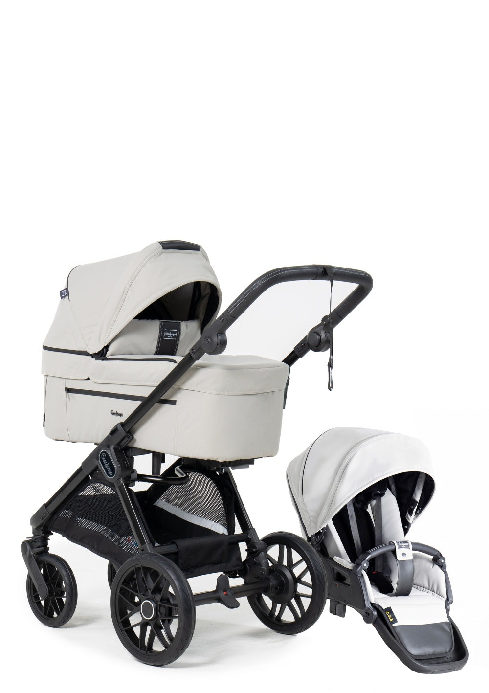 Emmaljunga Kinderwagen-Set 'SENTO PRO FLAT+' Urban Pearl