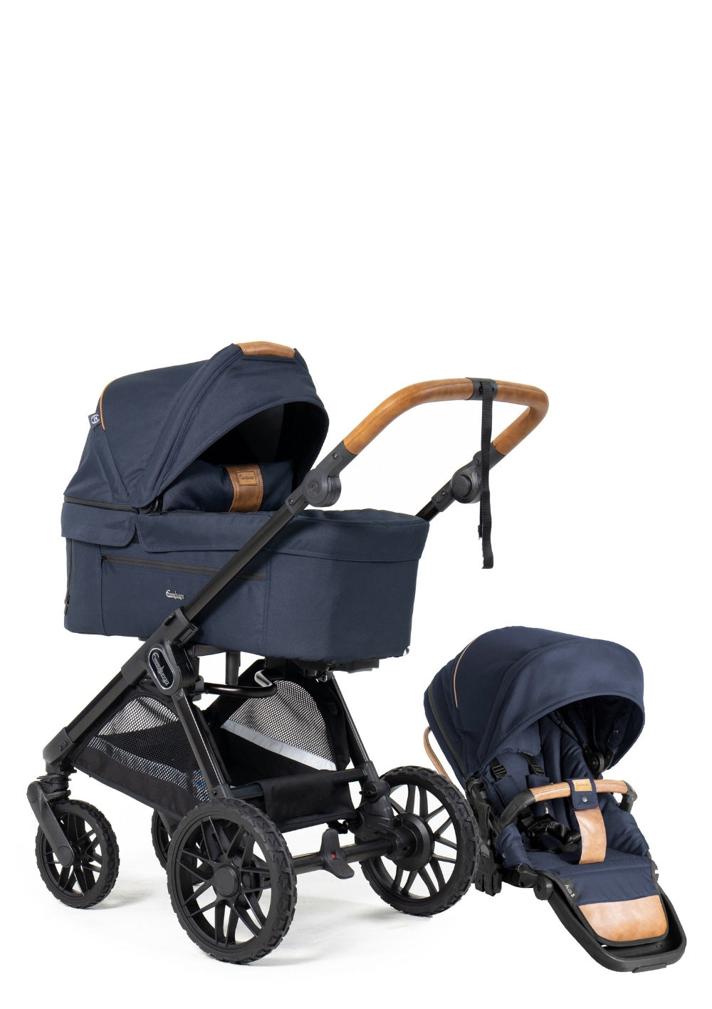 Emmaljunga Kinderwagen-Set 'SENTO PRO ERGO+' Outdoor Dark Navy