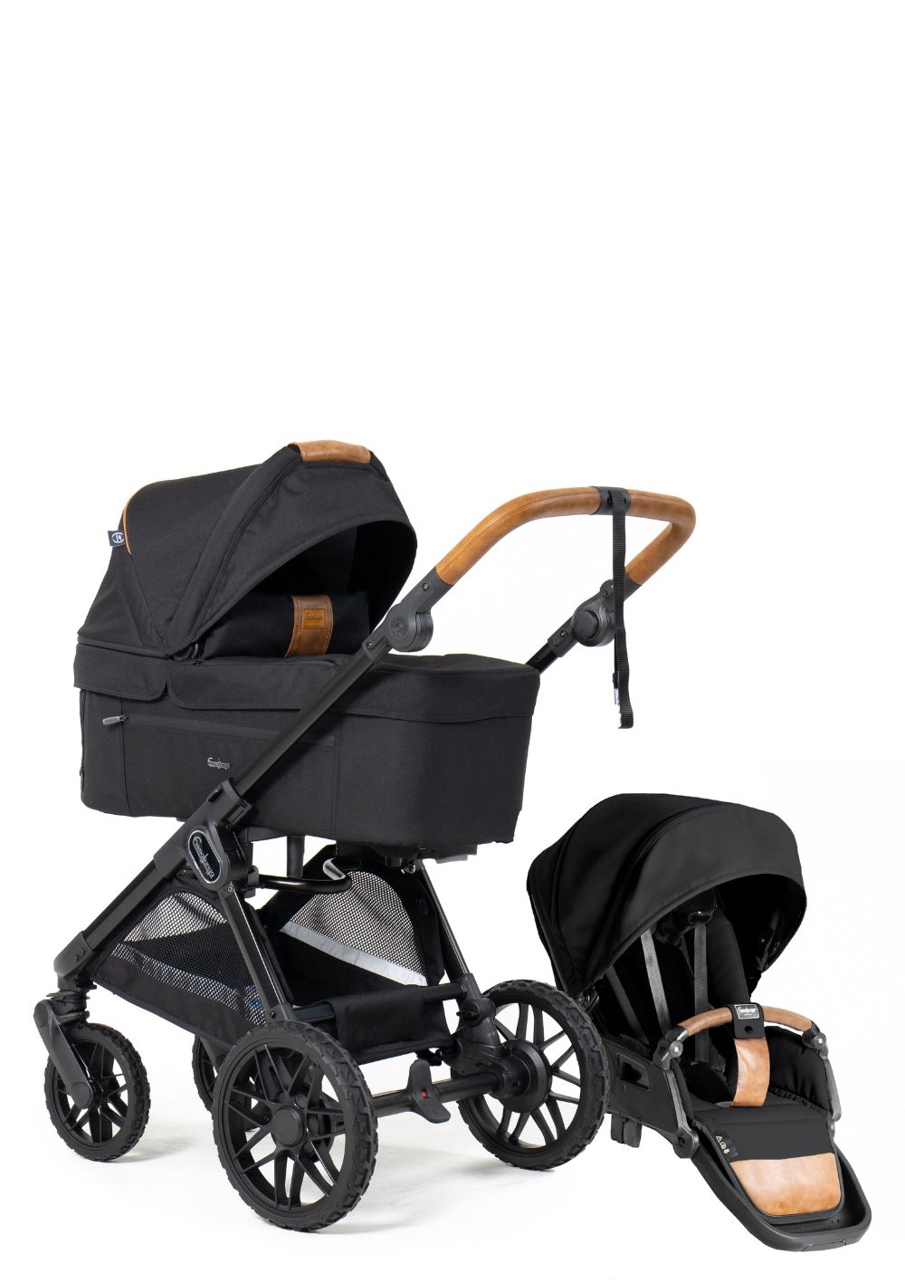 Emmaljunga Kinderwagen-Set 'SENTO PRO FLAT+' Outdoor Black