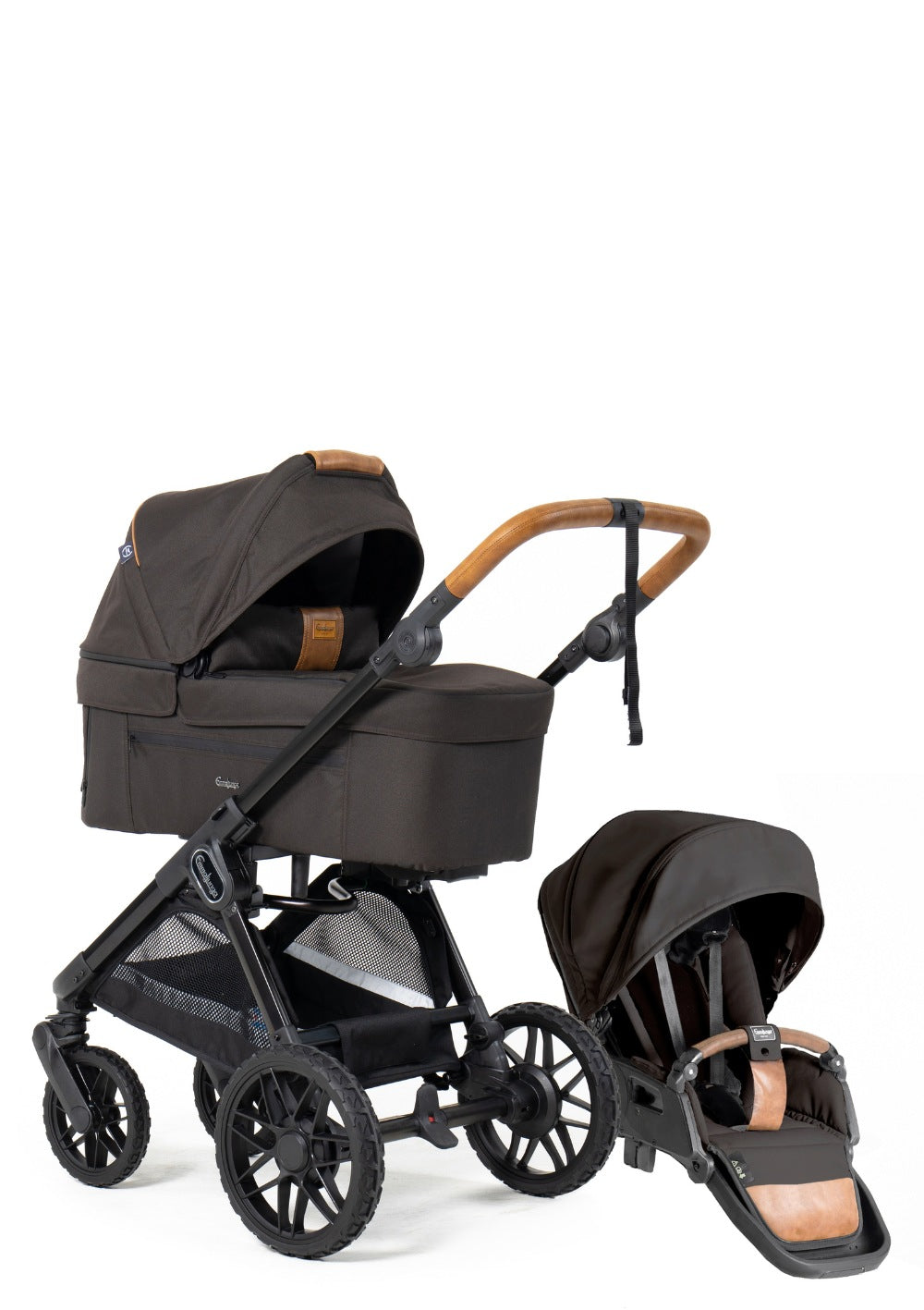 Emmaljunga Kinderwagen-Set 'SENTO PRO FLAT+' Outdoor Brown