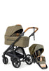 Kinderwagen-Set 'SENTO PRO FLAT+' Outdoor Olive