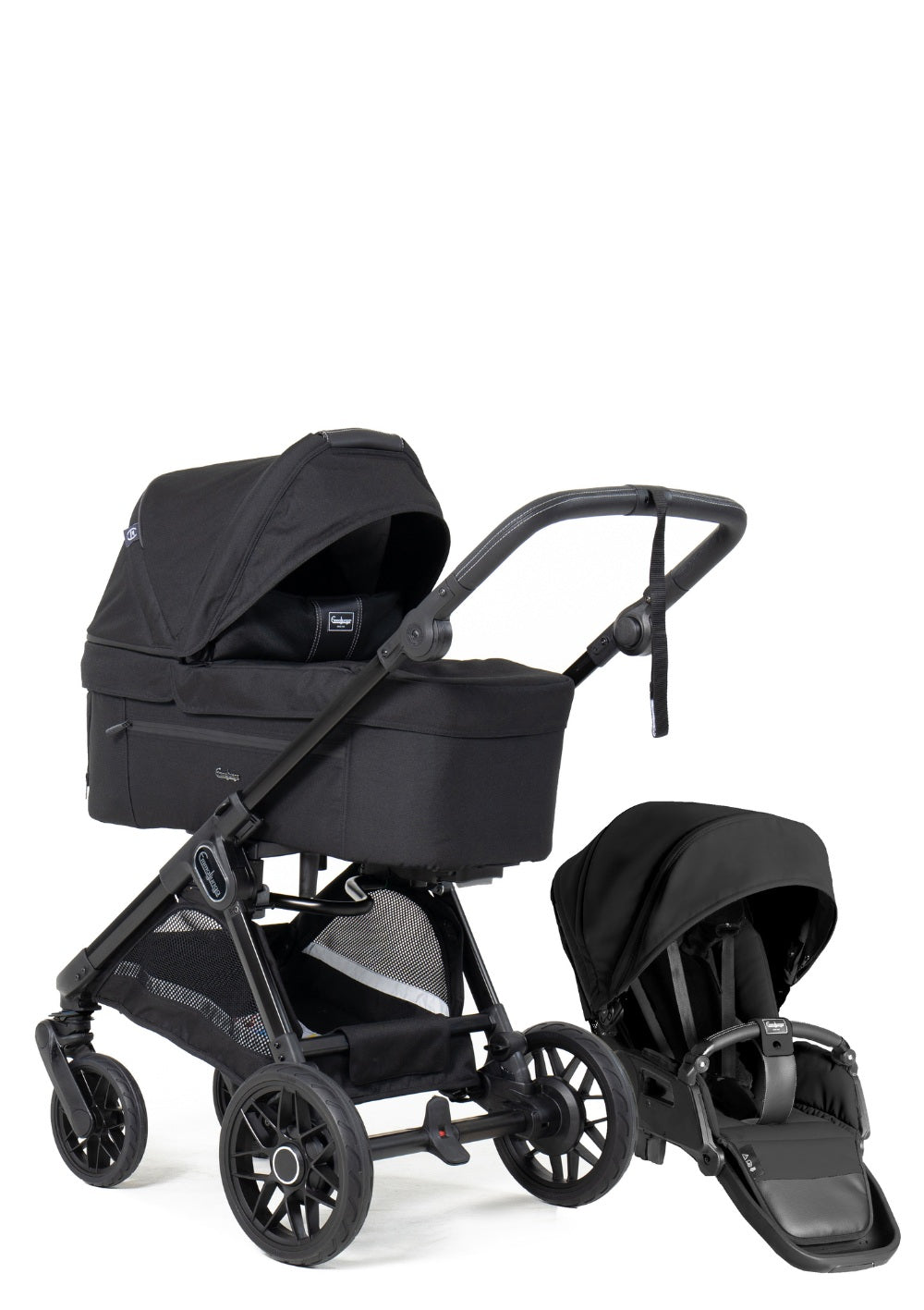Emmaljunga Kinderwagen 'SENTO FLAT+' Urban Black