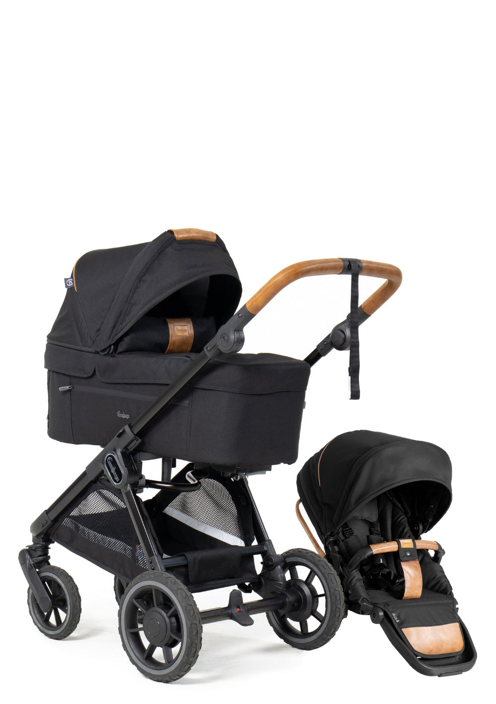Emmaljunga Kinderwagen 'SENTO ERGO+' Outdoor Black