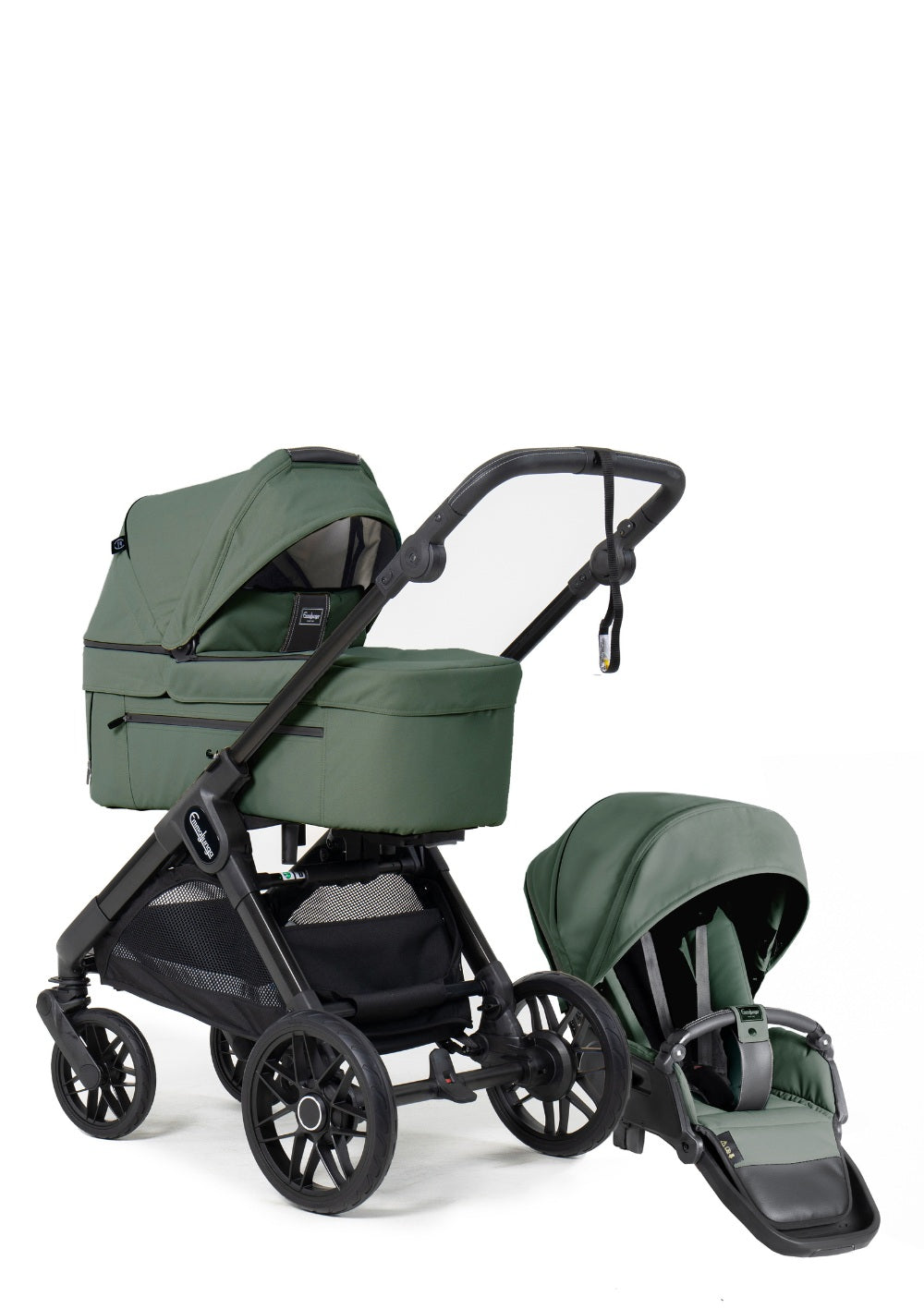 Emmaljunga Kinderwagen 'SENTO MAX FLAT+' Urban Green