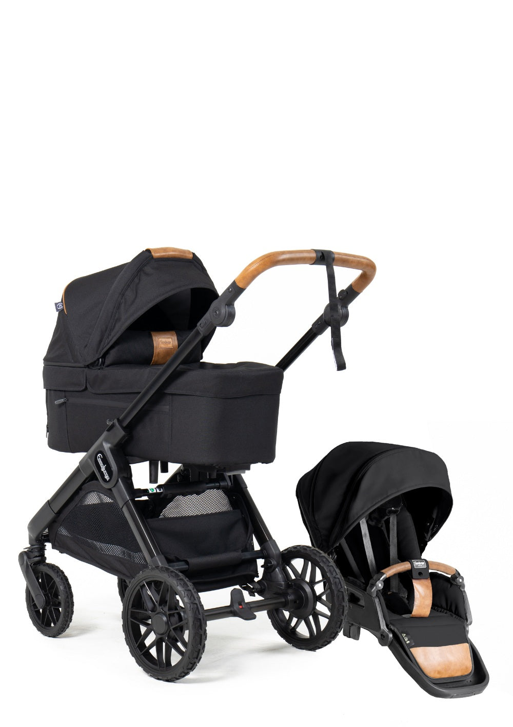 Emmaljunga Kinderwagen-Set 'SENTO MAX FLAT+' Outdoor Black