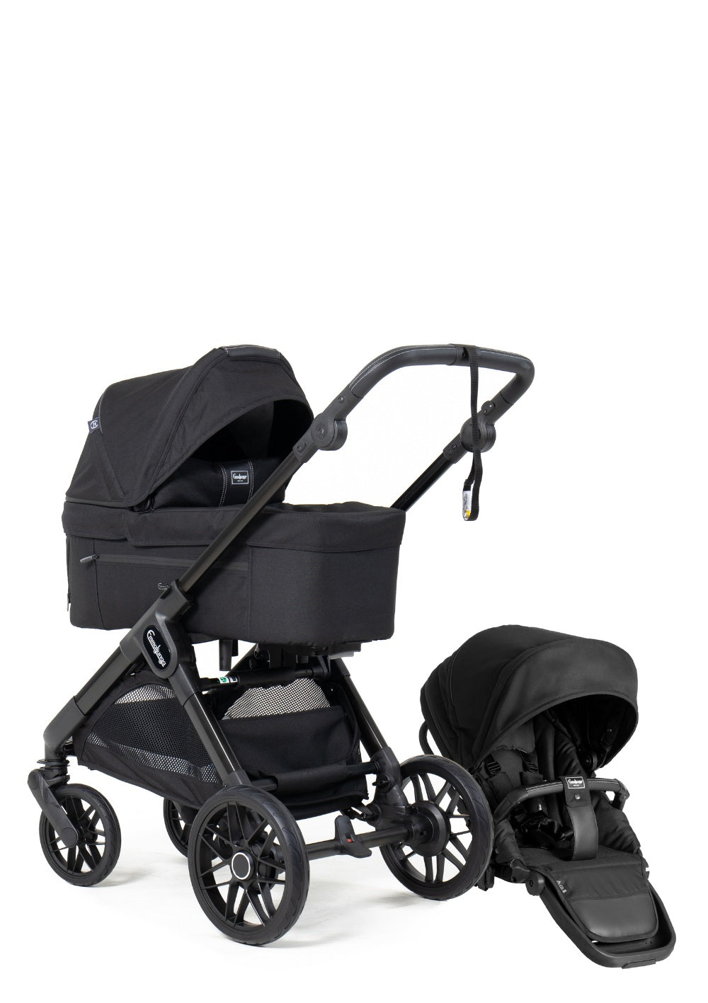 sonnensegel emmaljunga kinderwagen Emmaljunga Kinderwagen 'SENTO MAX ERGO+' Urban Black