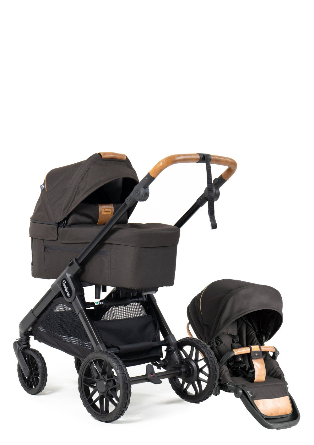 Emmaljunga Kinderwagen-Set 'SENTO MAX ERGO+' Outdoor Brown