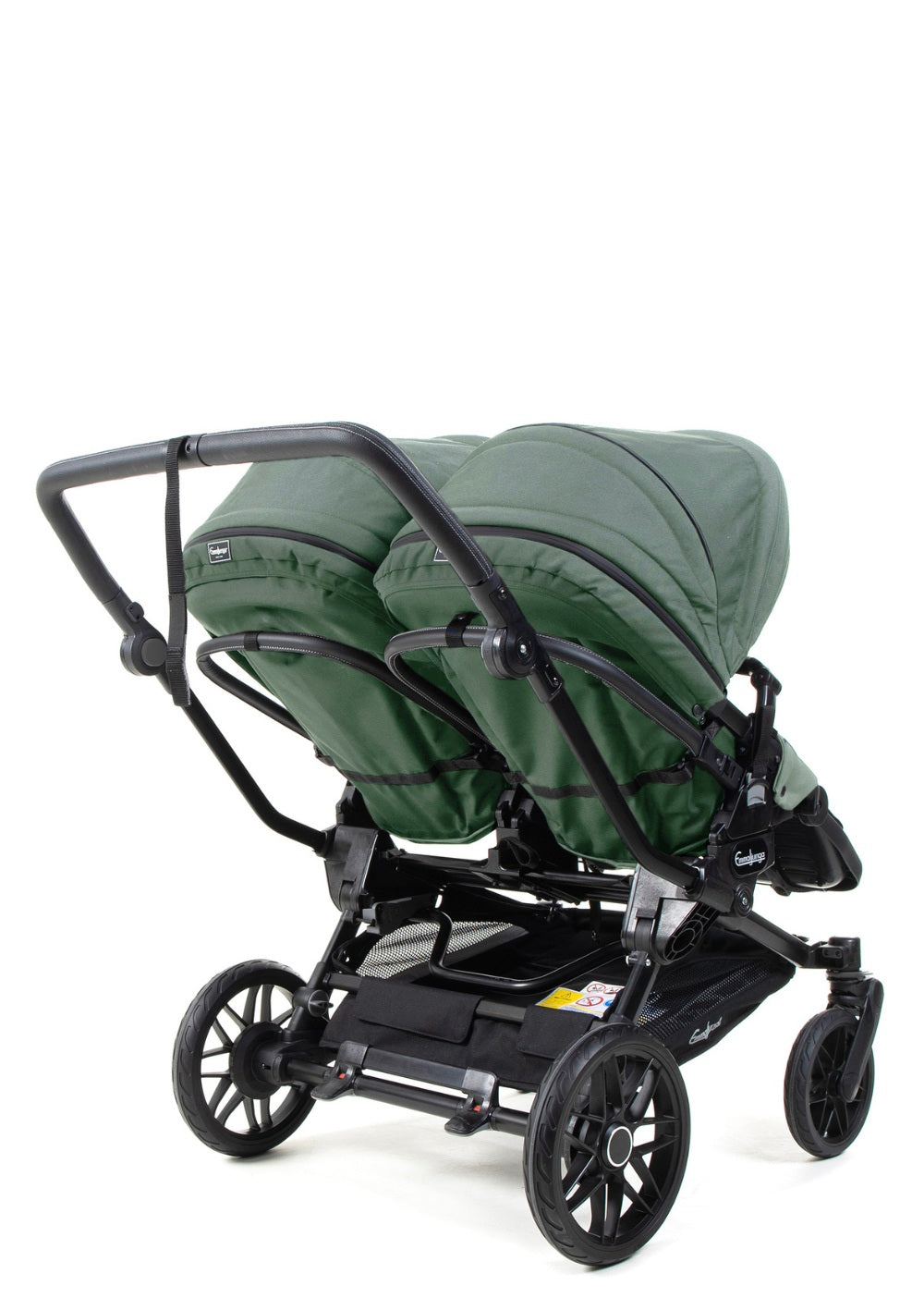 Emmaljunga Zwillingskinderwagen 'DOUBLE SENTO ERGO+' Urban Green
