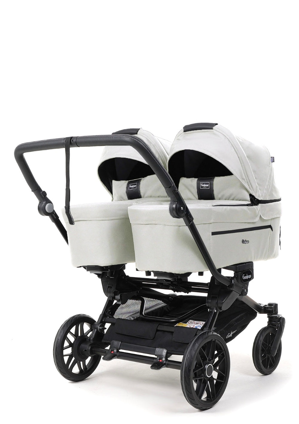 sonnensegel zwillingskinderwagen Emmaljunga Zwillingskinderwagen 'Double SENTO ERGO+' Urban Pearl