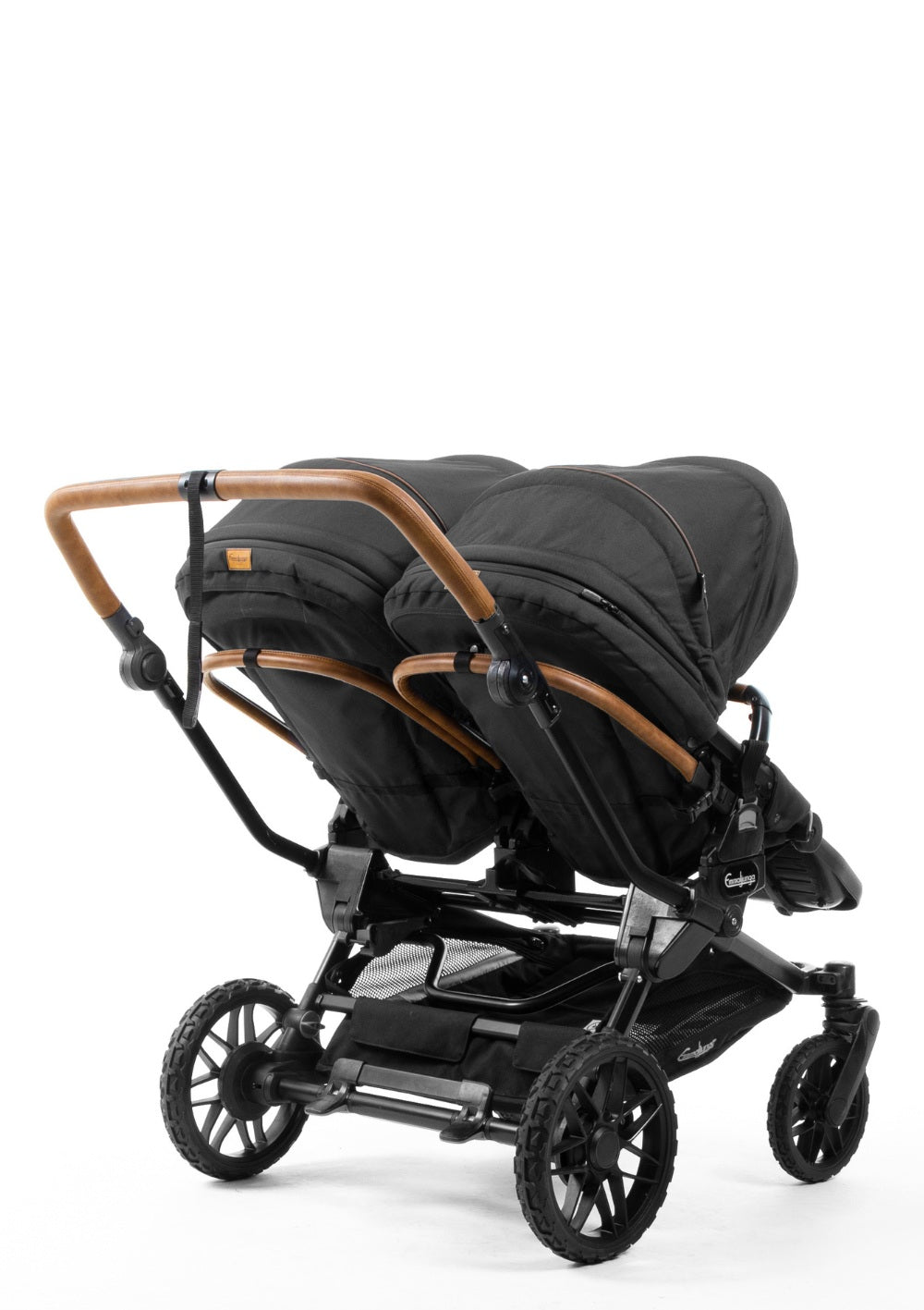 Emmaljunga Zwillingskinderwagen 'Double SENTO ERGO+' Outdoor Black