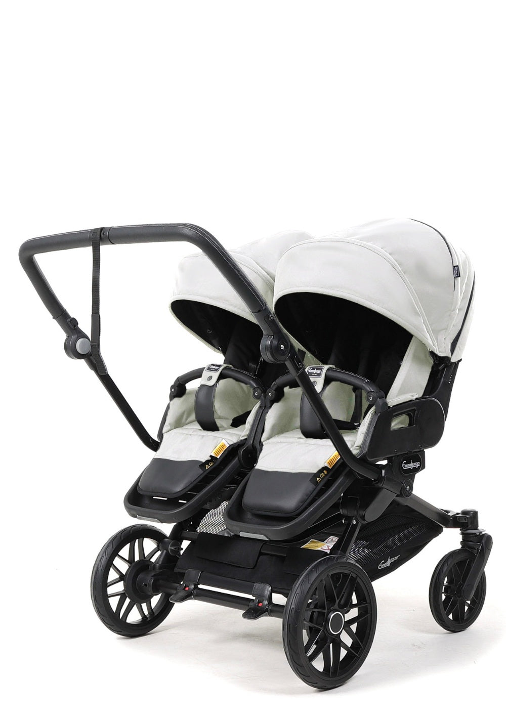 Emmaljunga Zwillingskinderwagen 'Double SENTO FLAT+' Urban Pearl
