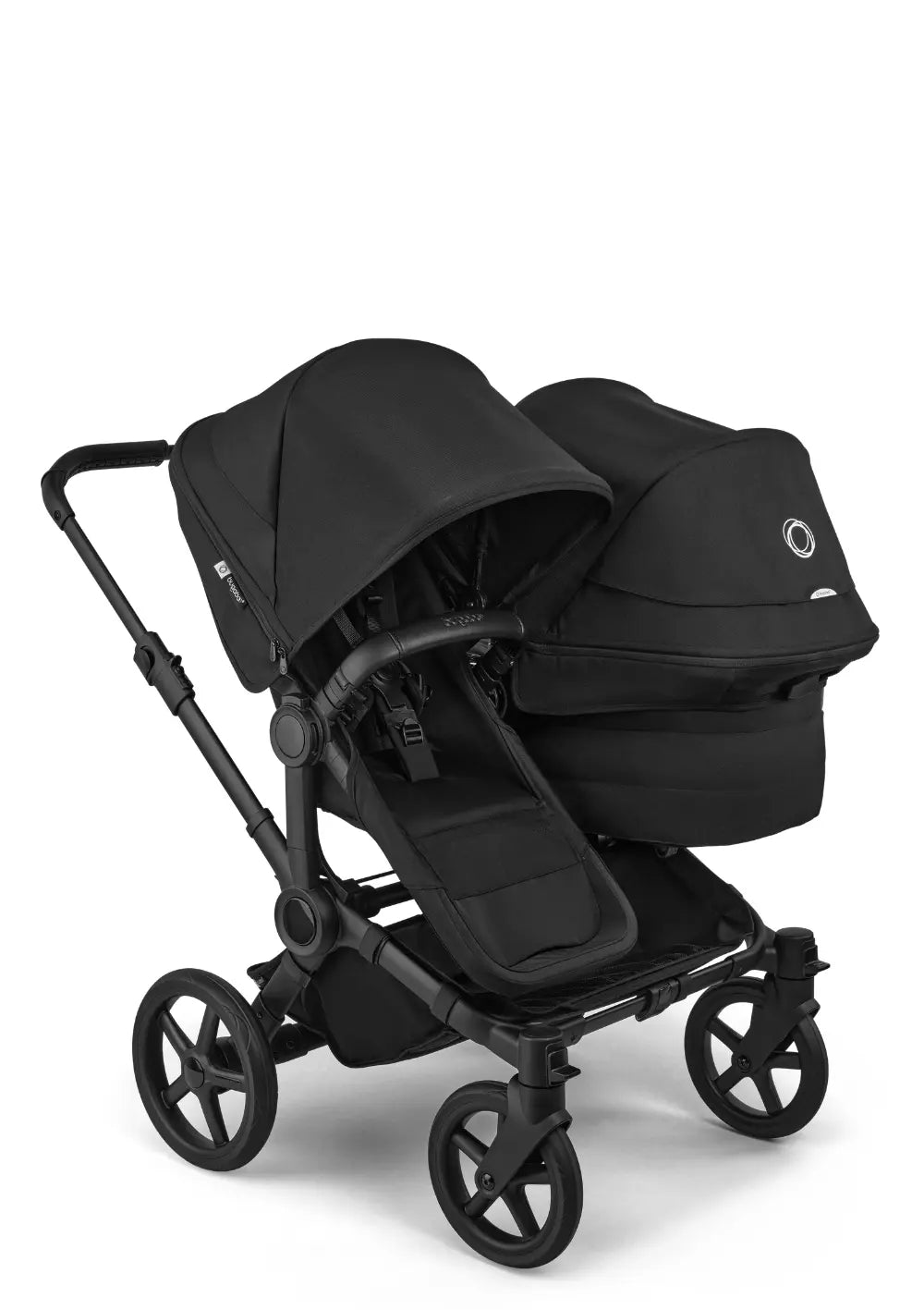 Bugaboo Geschwisterwagen 'Donkey 6 Double' Heritage Black