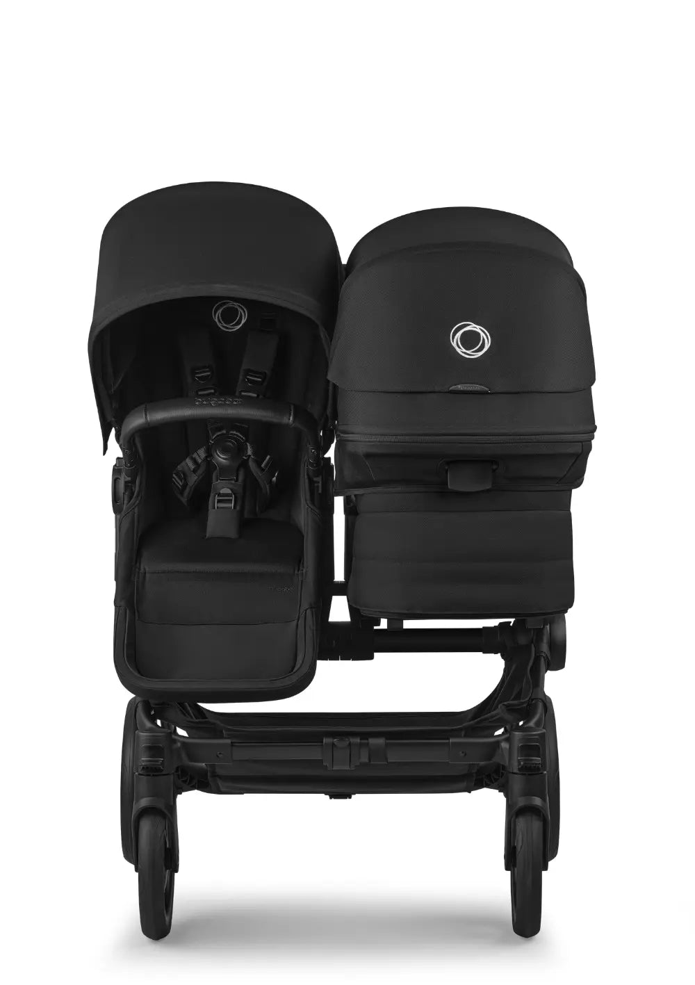 Bugaboo Geschwisterwagen 'Donkey 6 Duo' Heritage Black