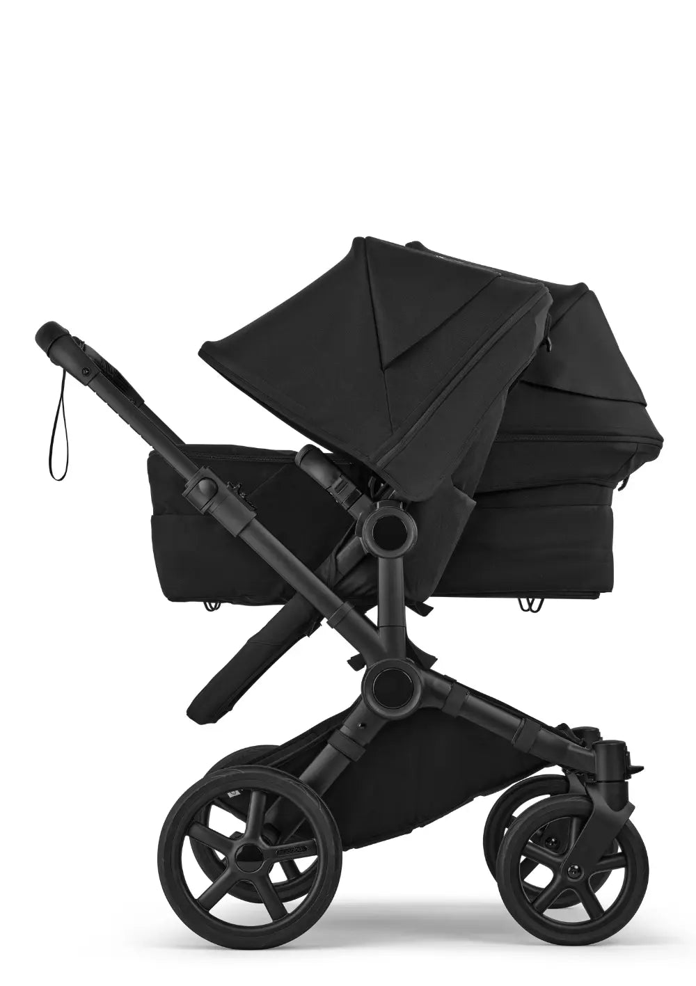 Bugaboo Geschwisterwagen 'Donkey 6 Duo' Heritage Black