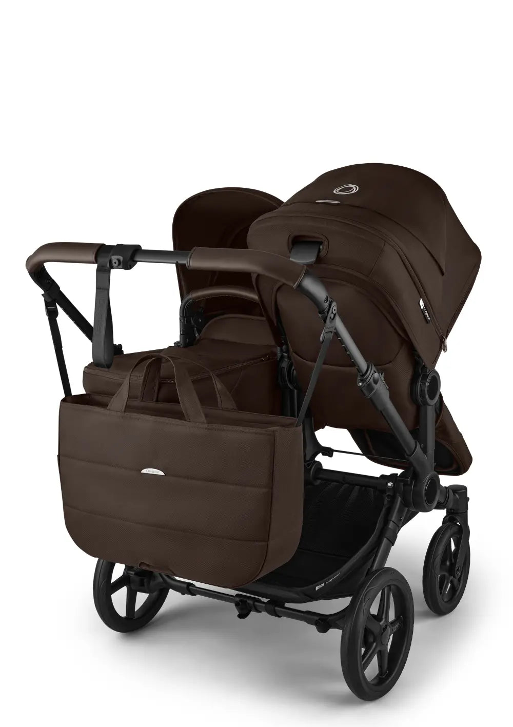 Bugaboo Geschwisterwagen 'Donkey 6 Duo' Cocoa Brown