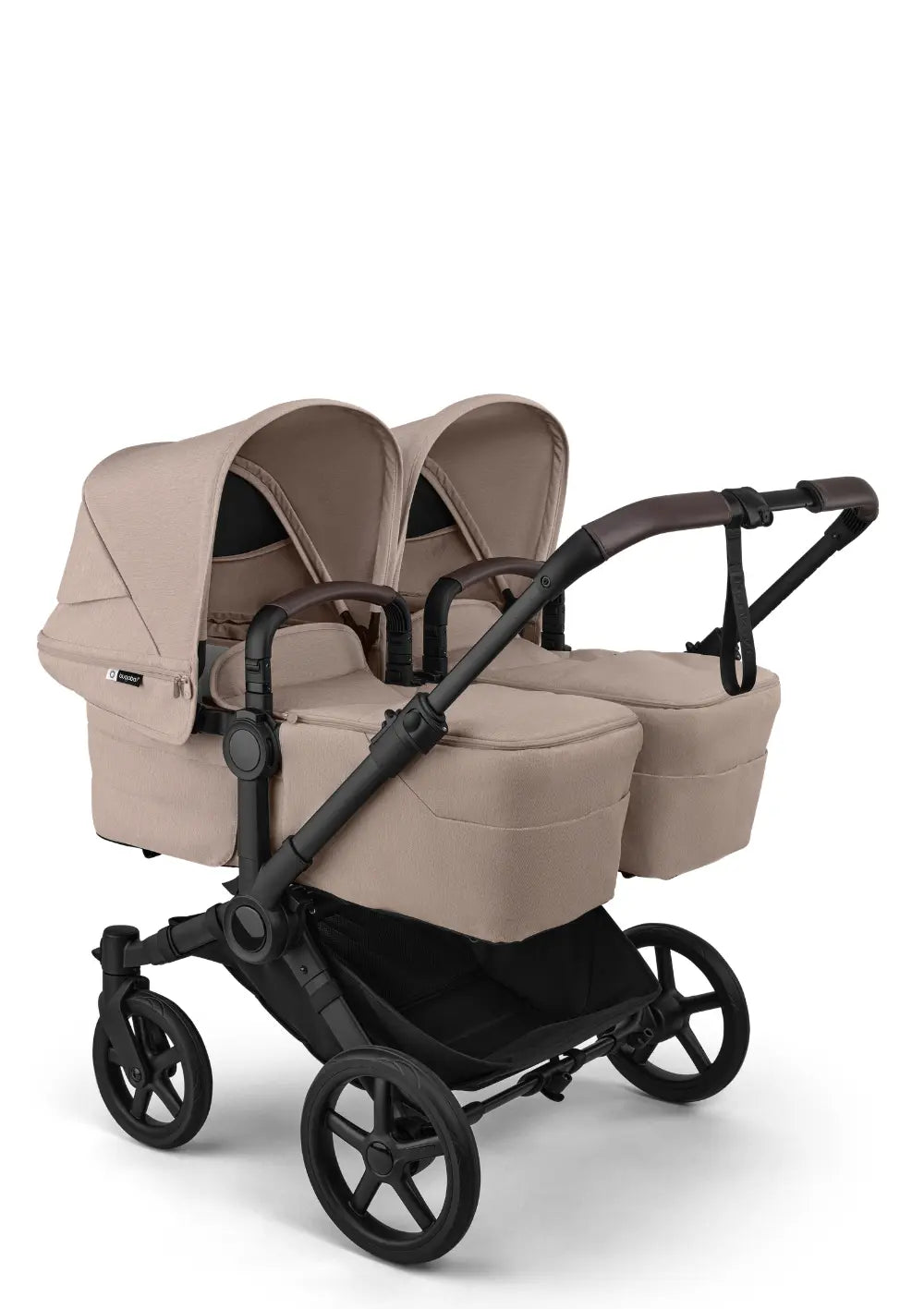 Bugaboo Zwillingskinderwagen 'Donkey 6 Twin' Desert Taupe Mélange