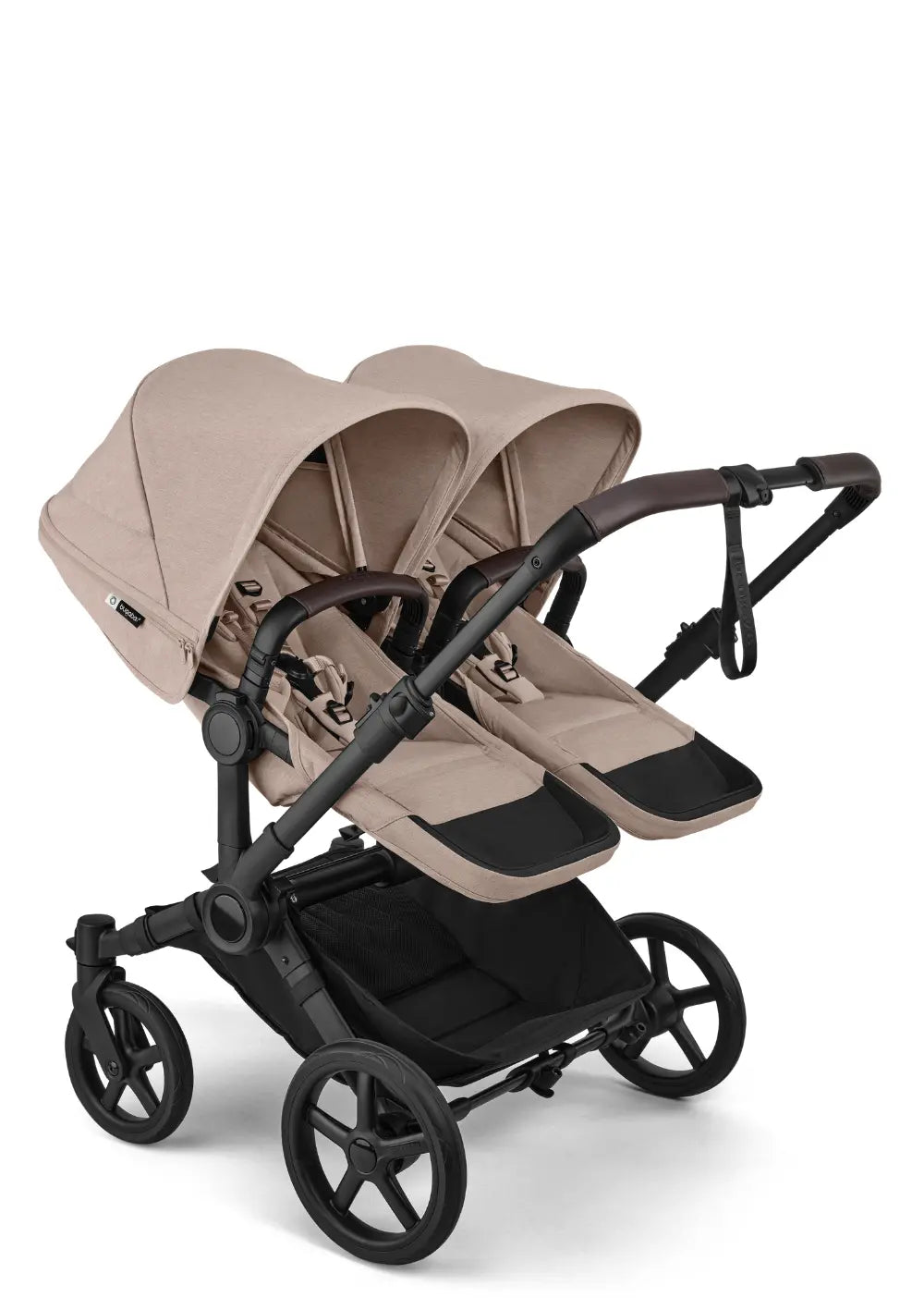 Bugaboo Zwillingskinderwagen 'Donkey 6 Twin' Desert Taupe Mélange