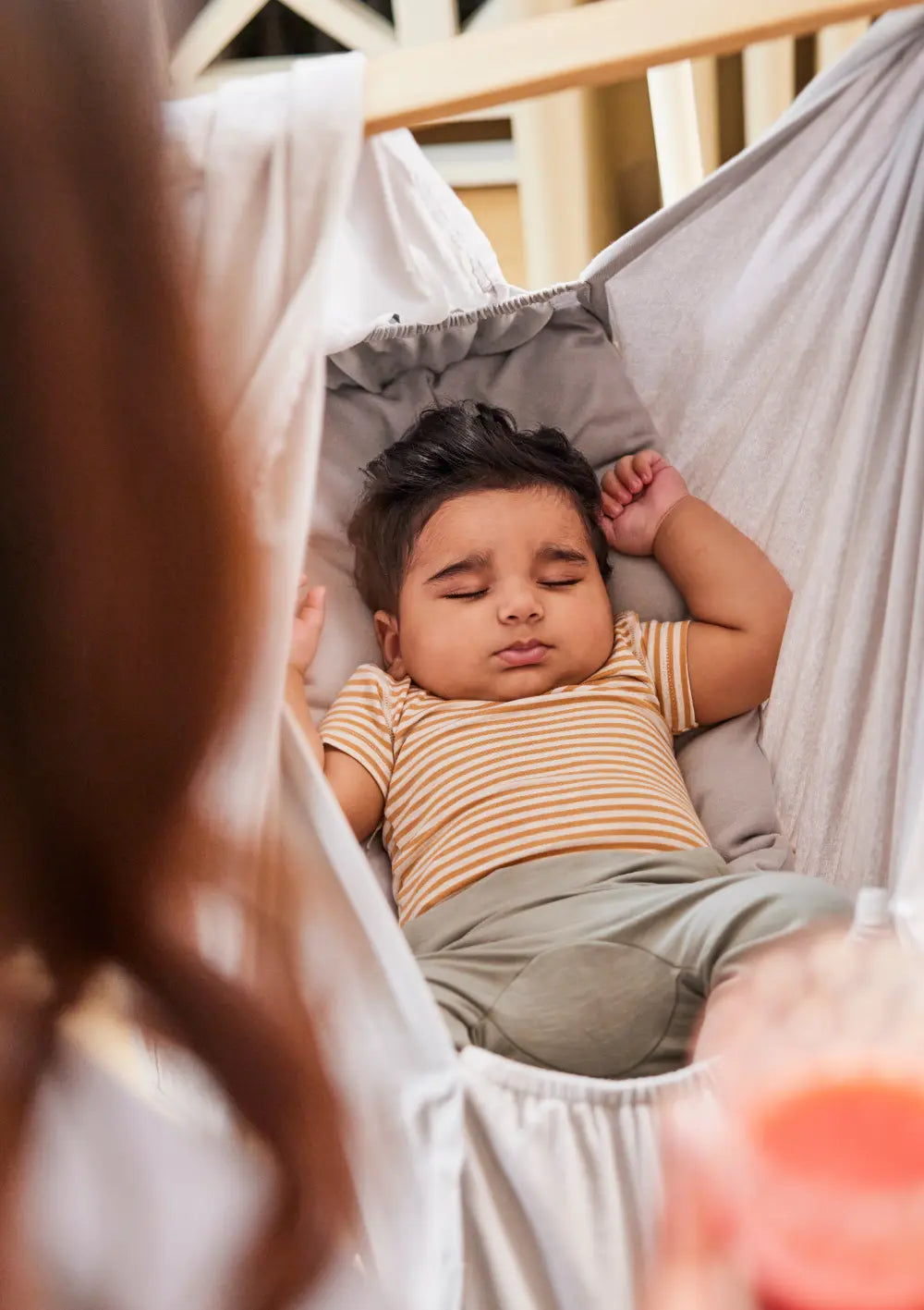 Membantu 3-tlg. Federwiegen-Set Premium Grey