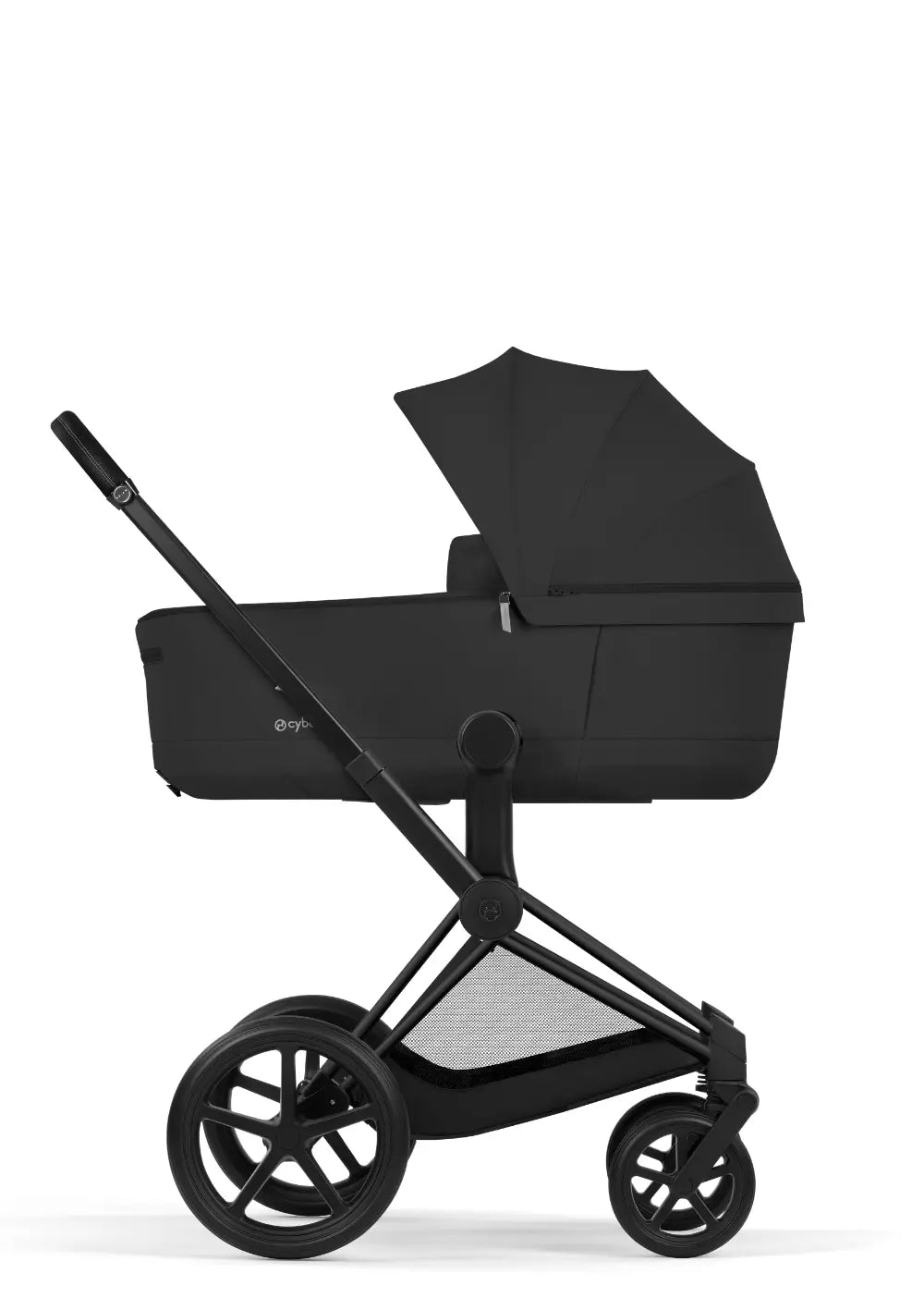 Cybex Kinderwagen-Set 'Priam Comfort' Sepia Black (Matt Black Frame)