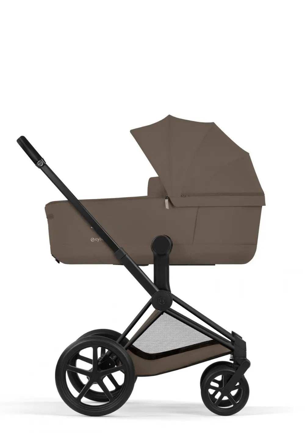 Cybex Kinderwagen-Set 'Priam Comfort' Coconut Brown (Frame Matt Black)
