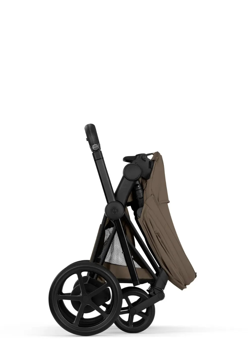 Cybex Kinderwagen-Set 'Priam Comfort' Coconut Brown (Frame Matt Black)