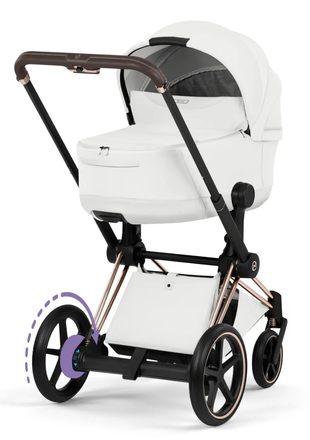 cybex kinderwagen deutschland Cybex Kinderwagen-Set 'e-Priam Style' Off White