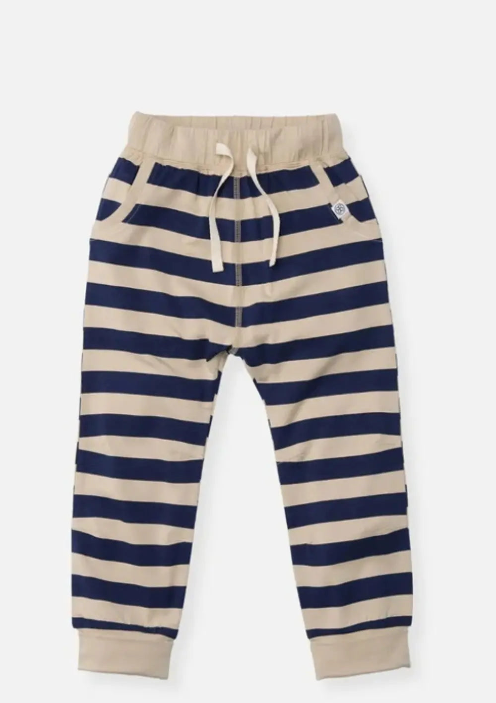 Cloby Jogginghose UPF 50+ Navy/Sandy Stripe